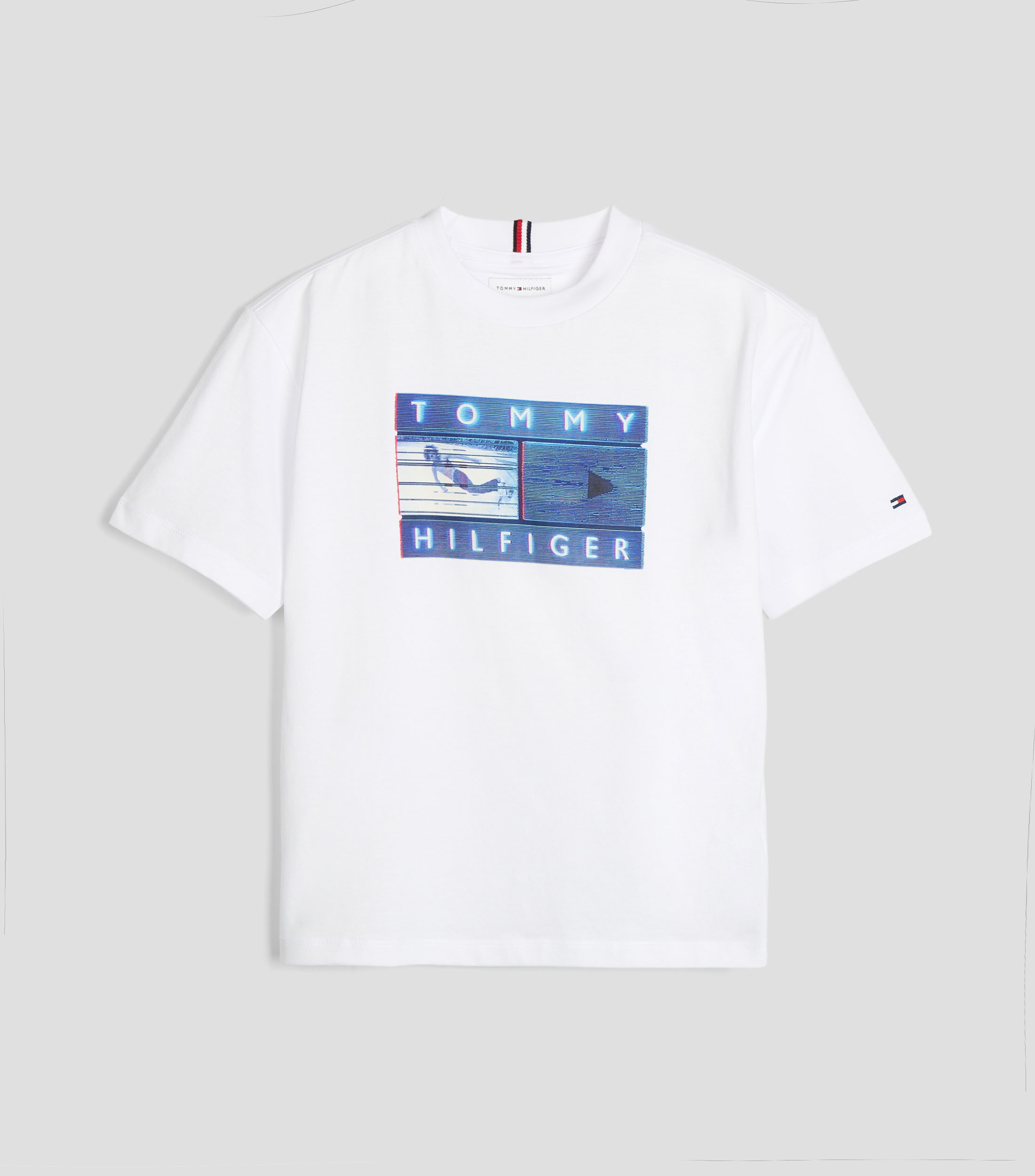 Playera cuello redondo manga corta con estampado Niño