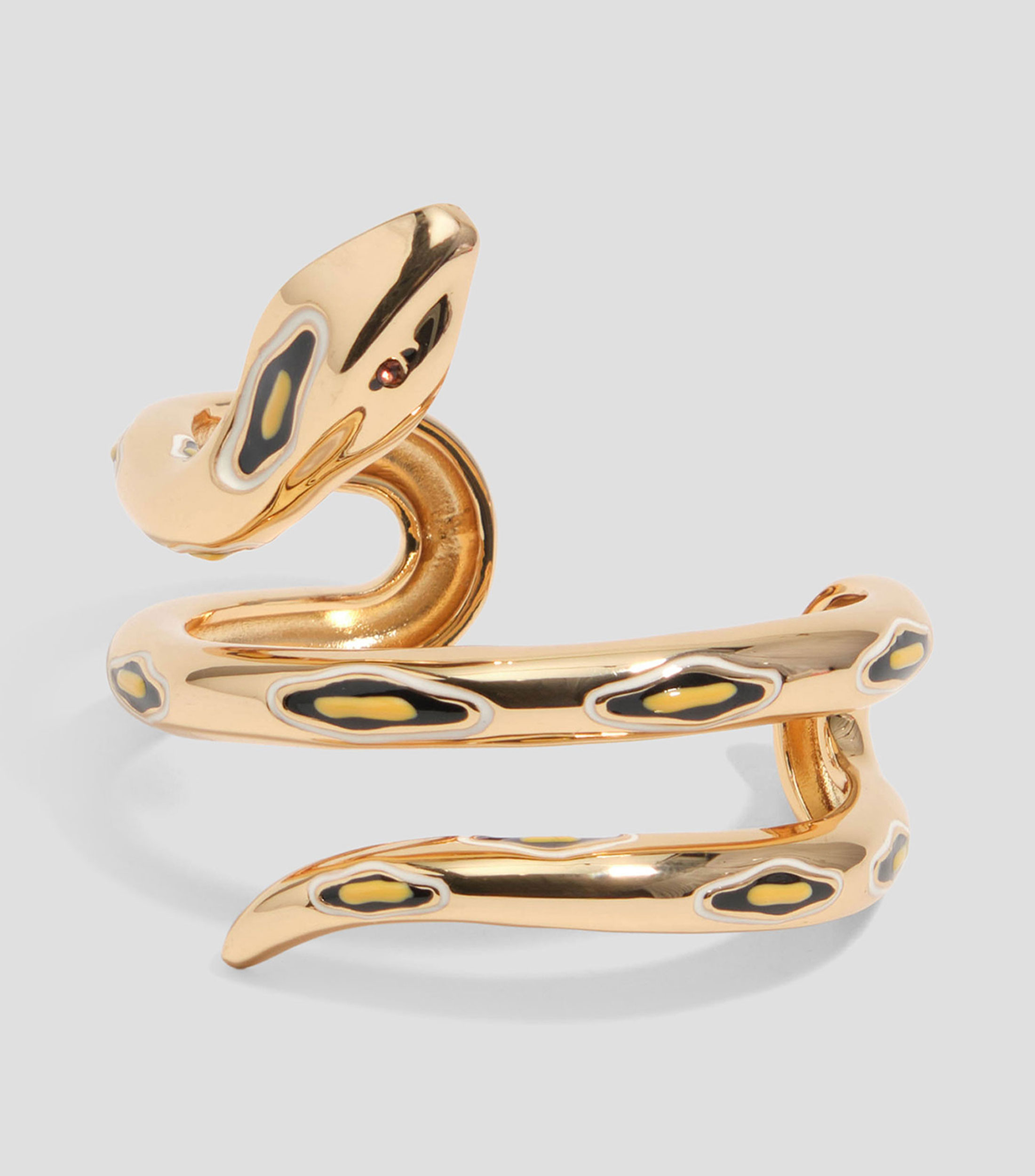 Pulsera de serpiente dorado Mujer