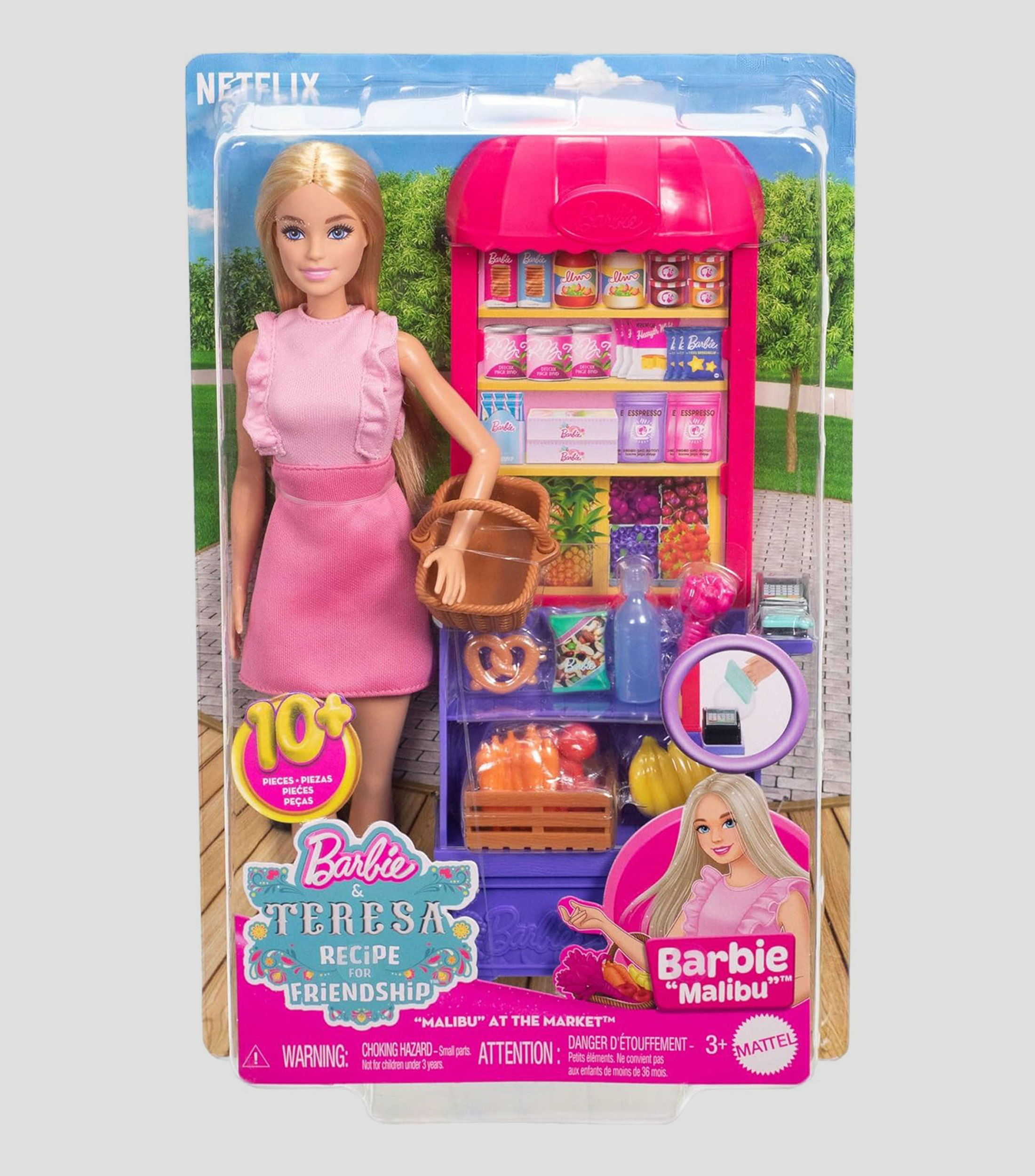 Set Barbie Malibu en el Supermercado