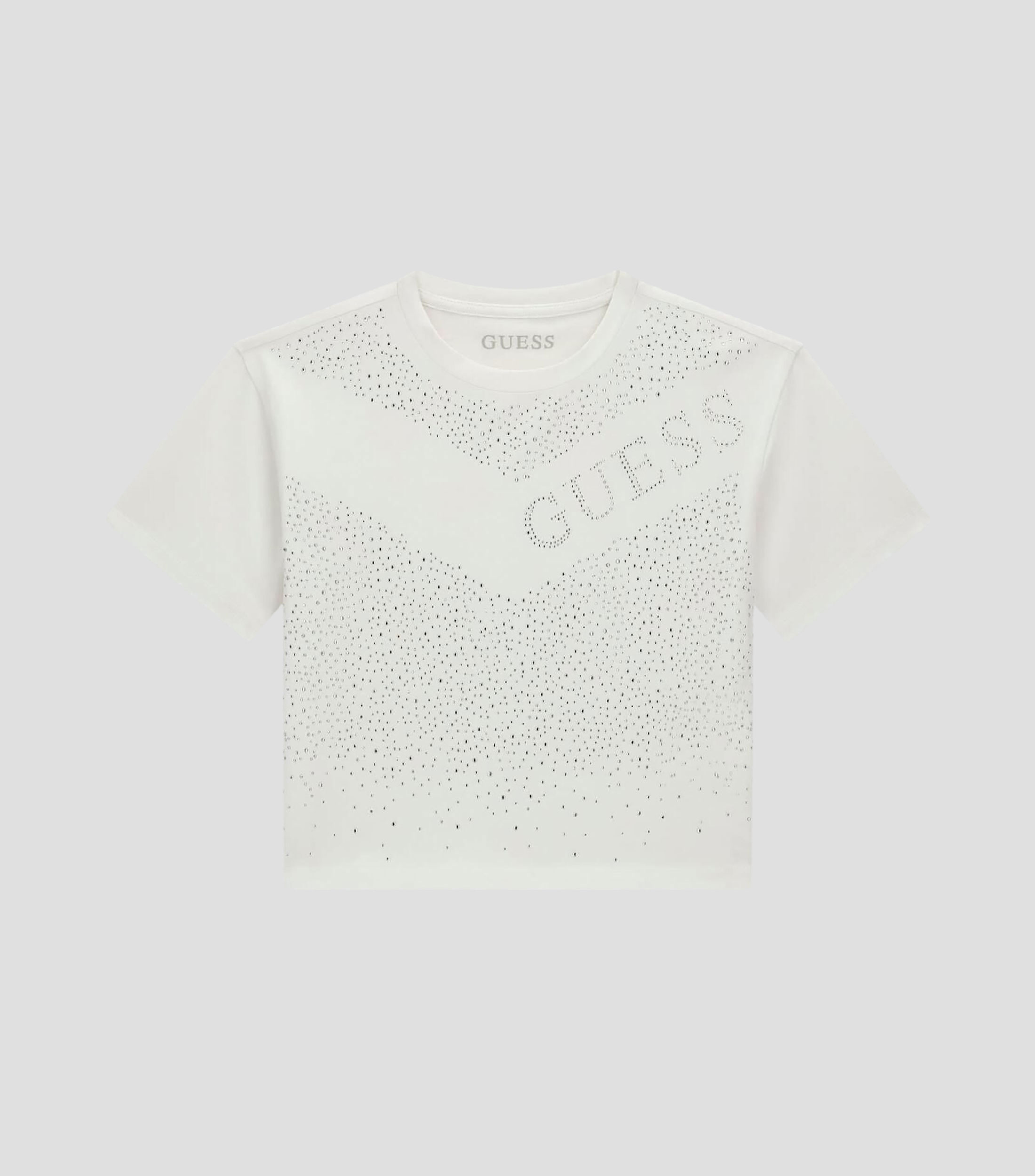 Playera cuello redondo manga corta microdiseño Niña