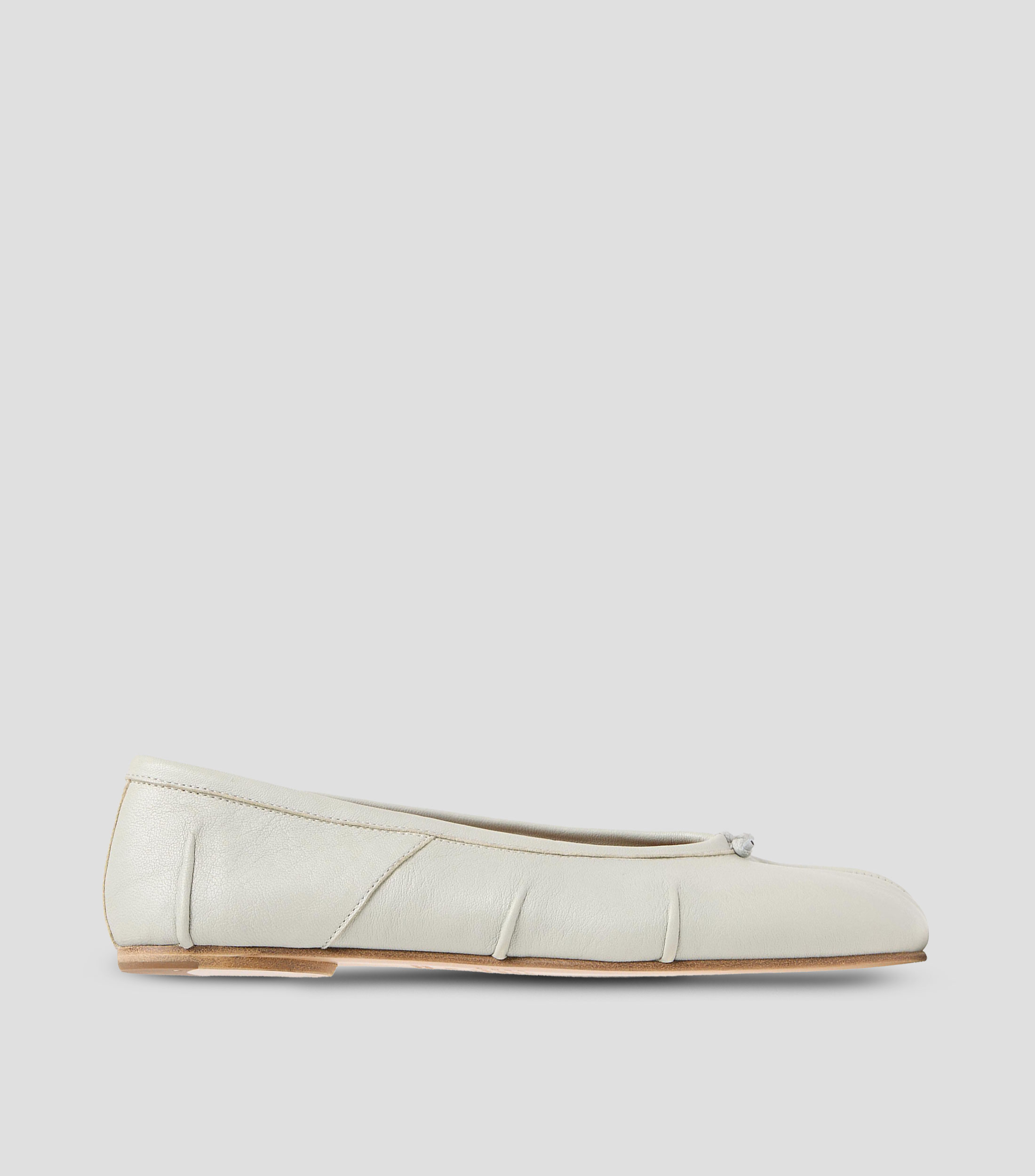 Flats en piel Tabi Mujer