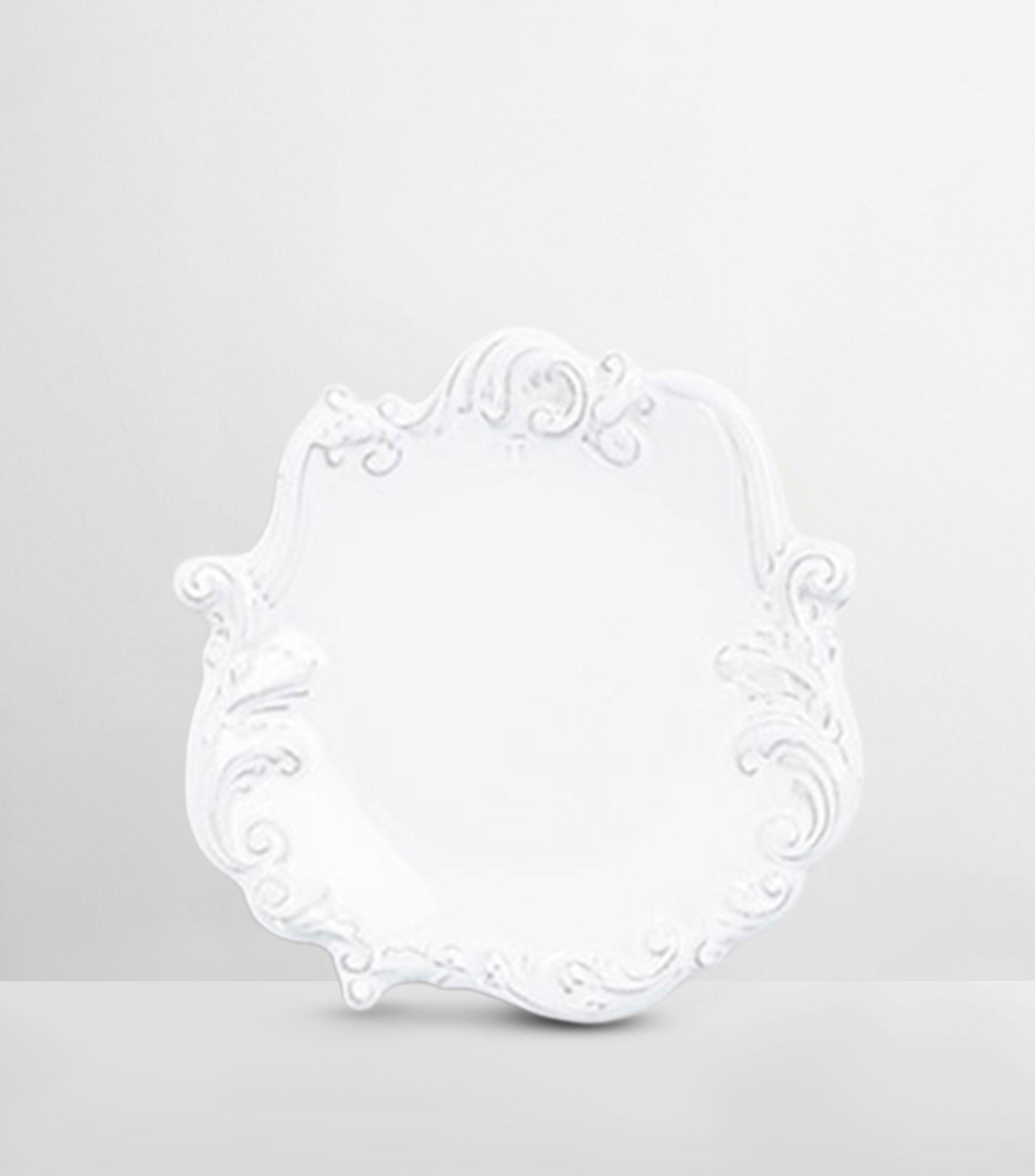 Plato para mantequilla Meissonnier blanco en cerámica