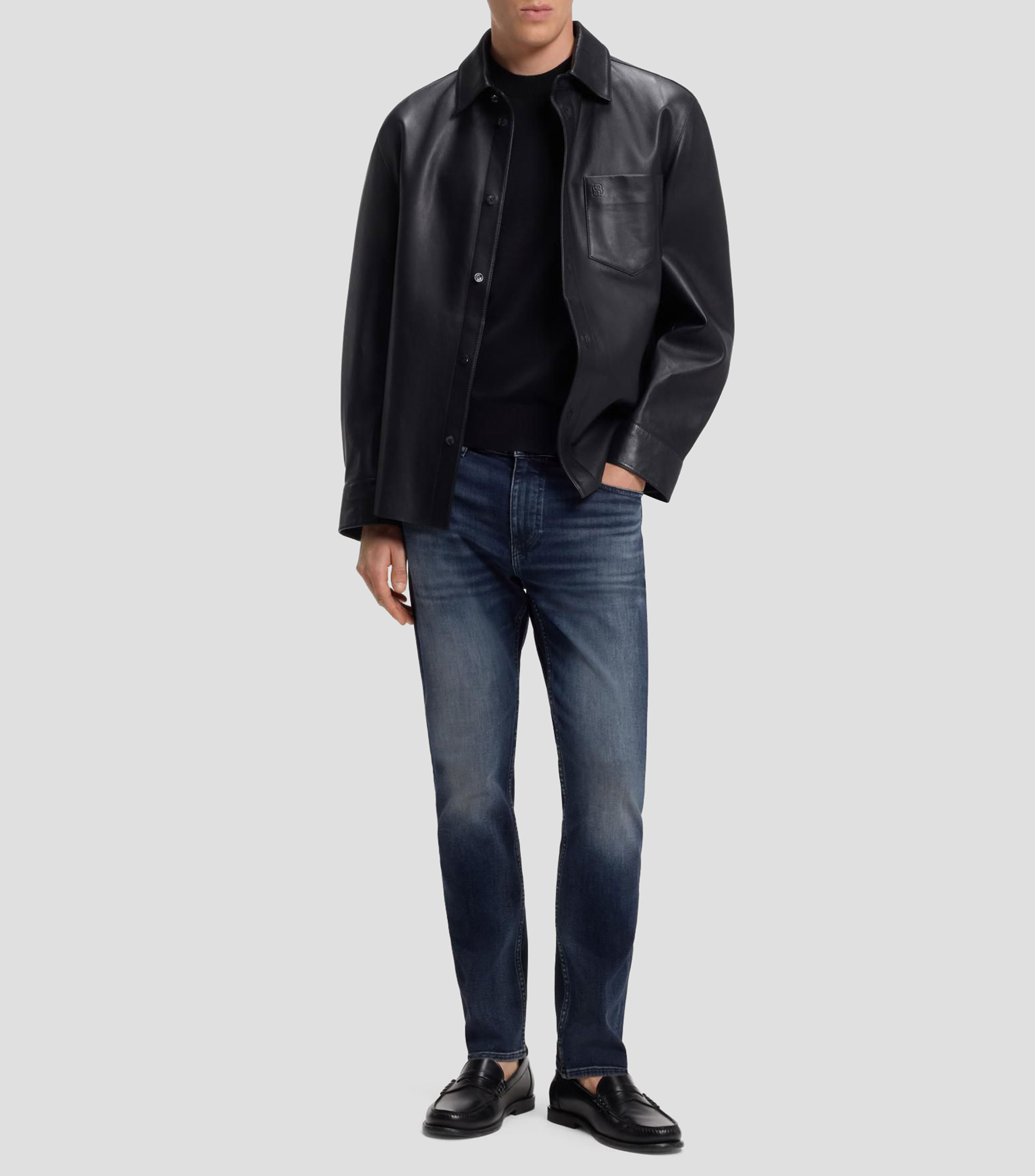 Jeans Delaware slim de algodón elástico Hombre