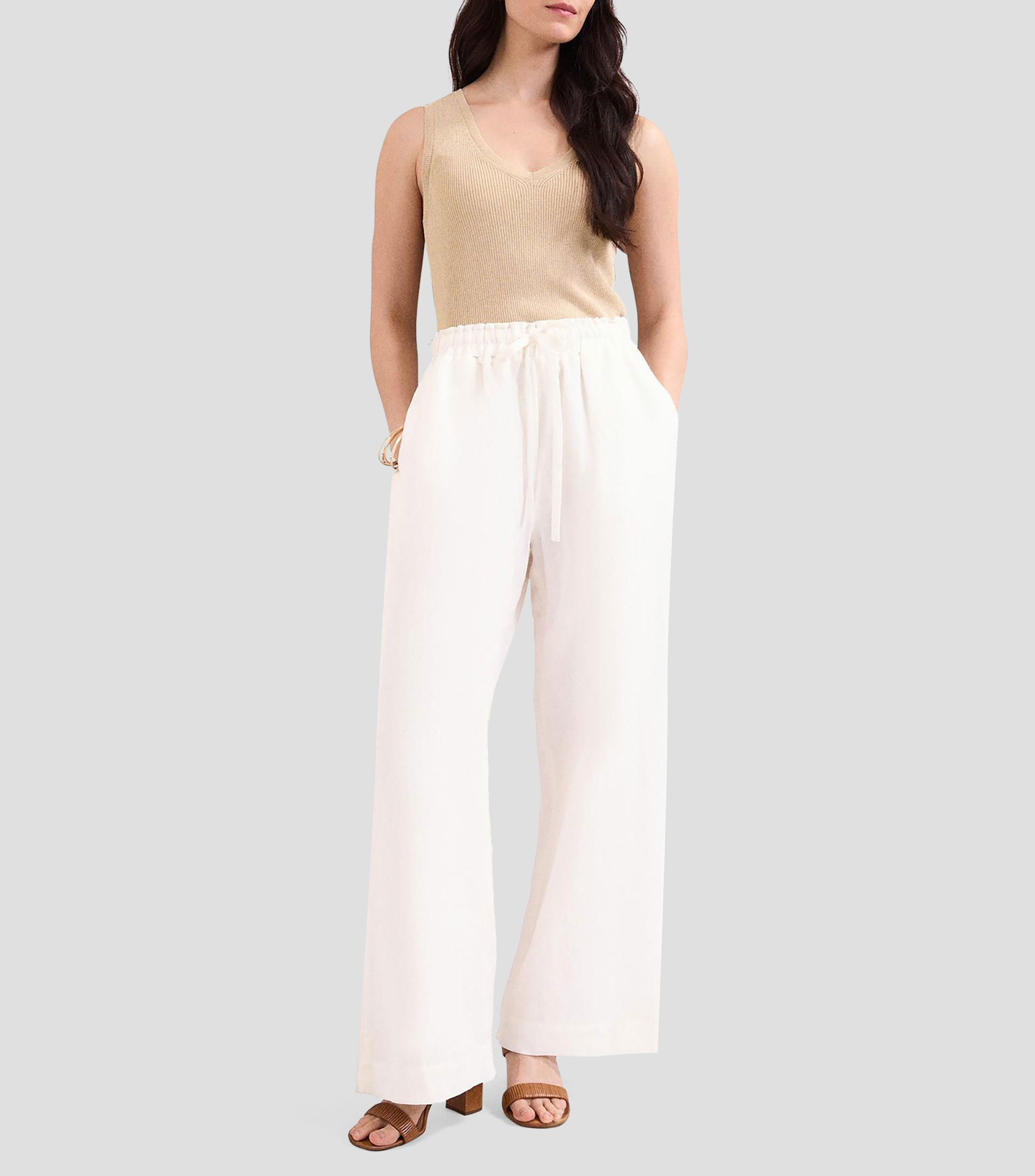 Pantalón Rowan liso Mujer