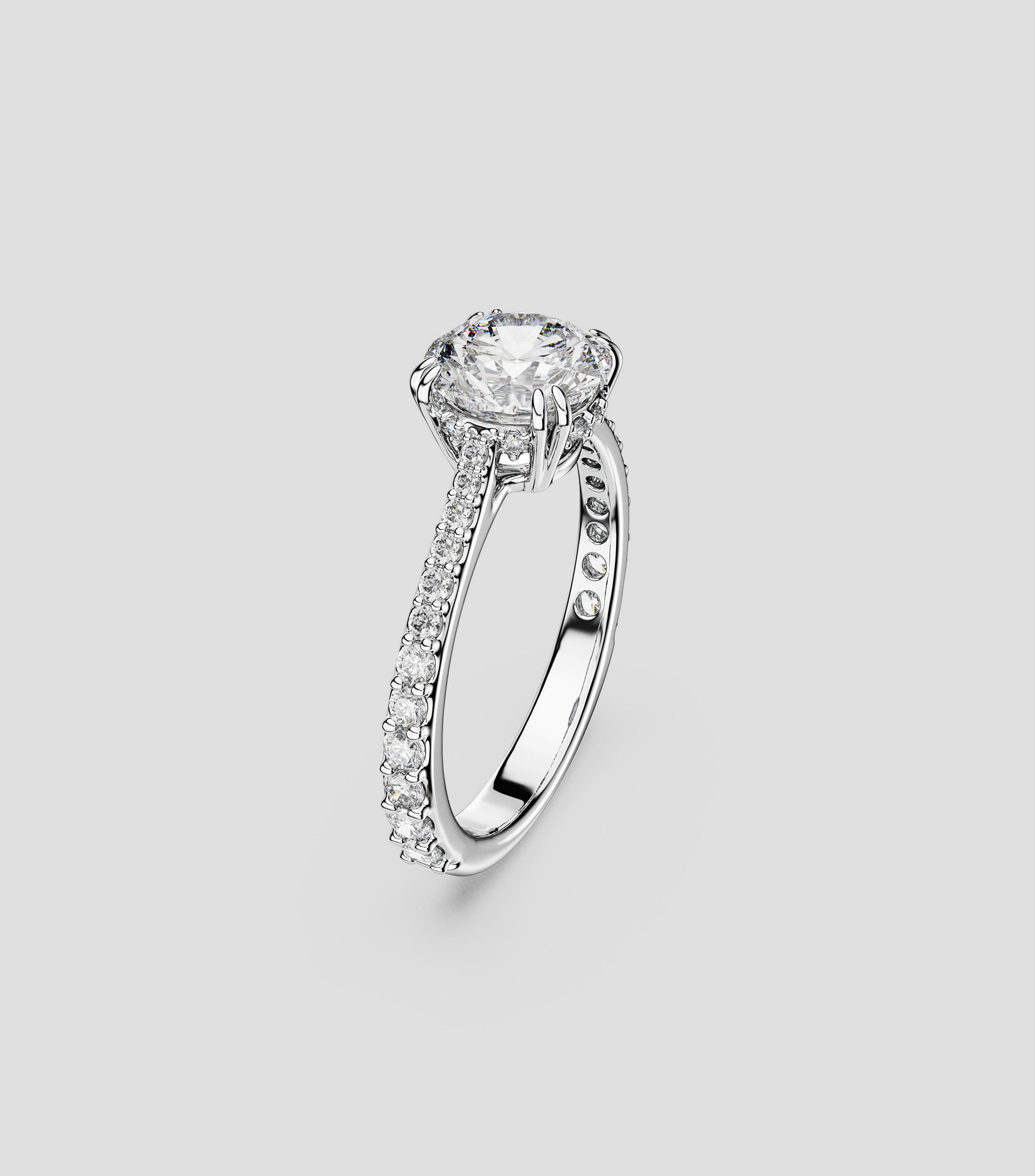 Anillo con cristales Mujer