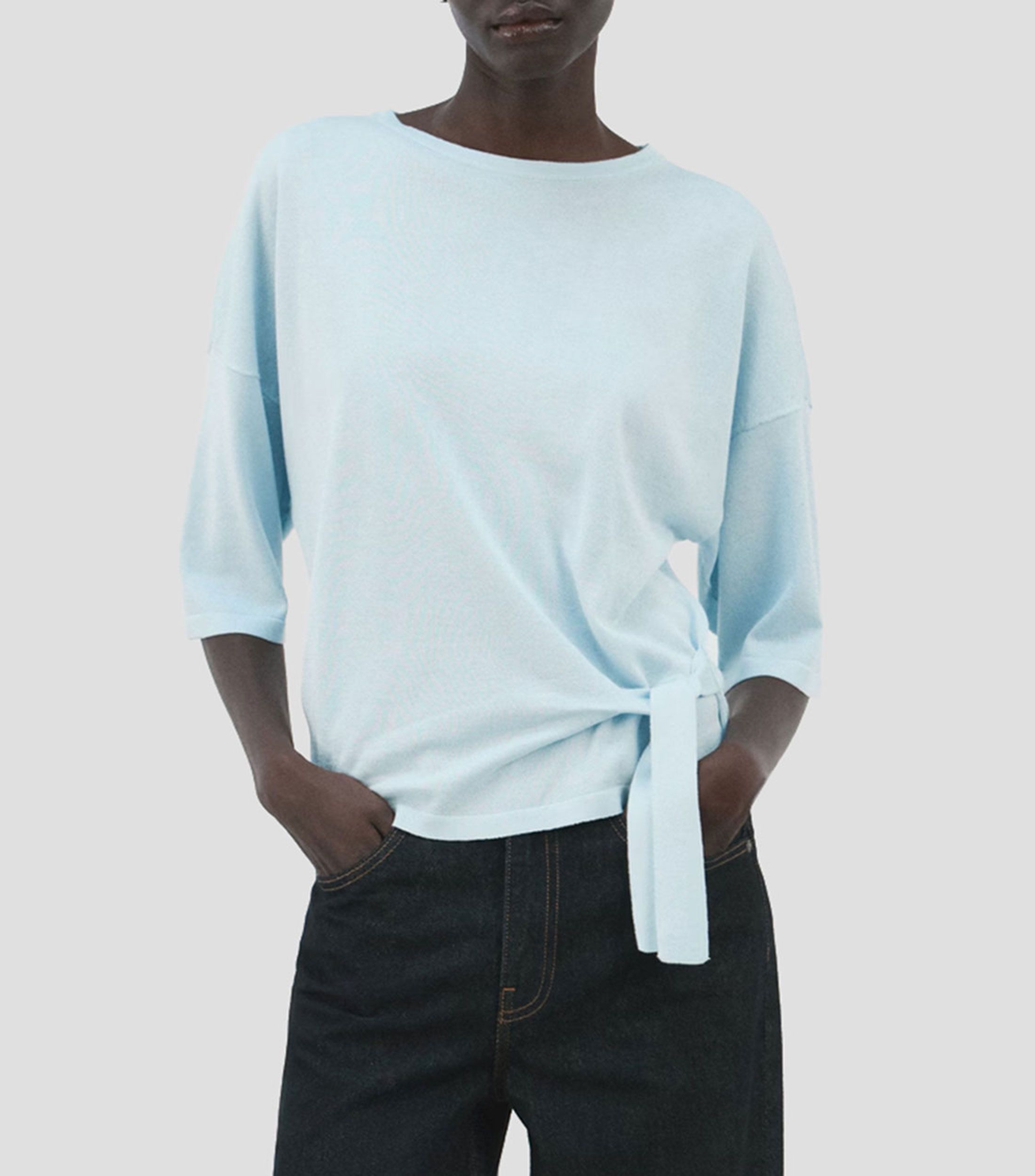 Suéter cuello redondo Mujer