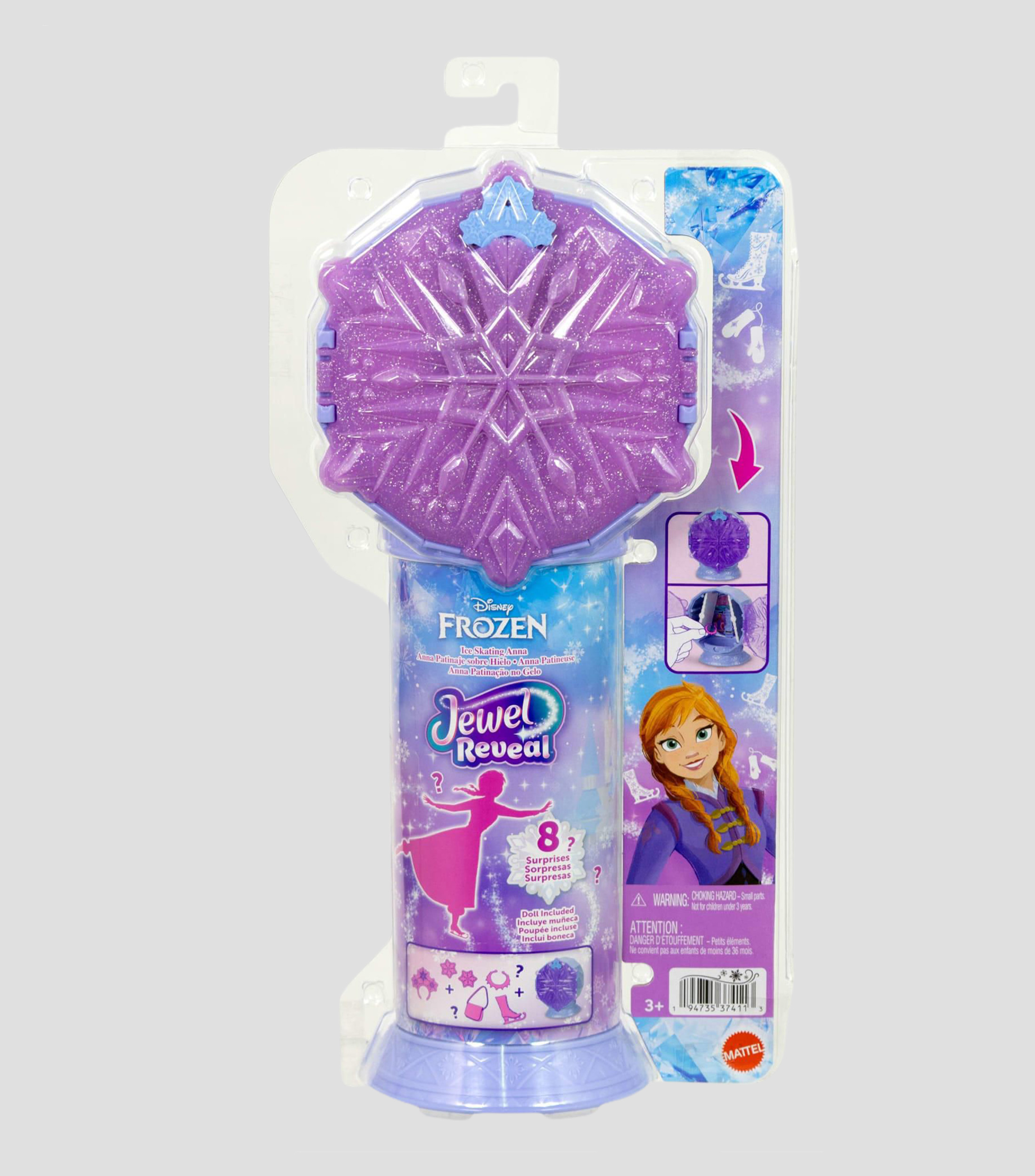 Muñeca Frozen Jewel Reveal Anna