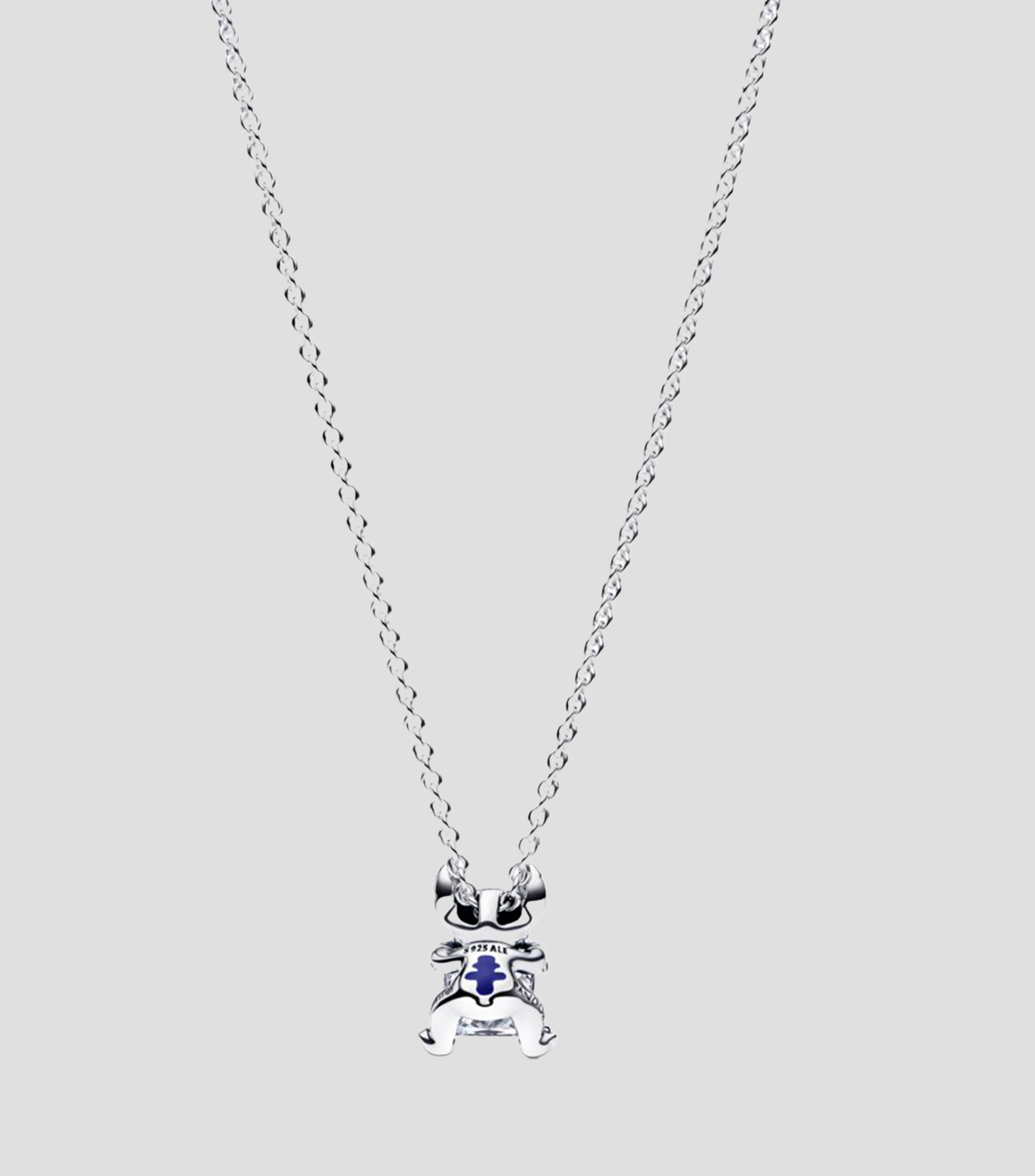 Collar en Plata con Zirconia Cúbica Disney Stitch Mujer