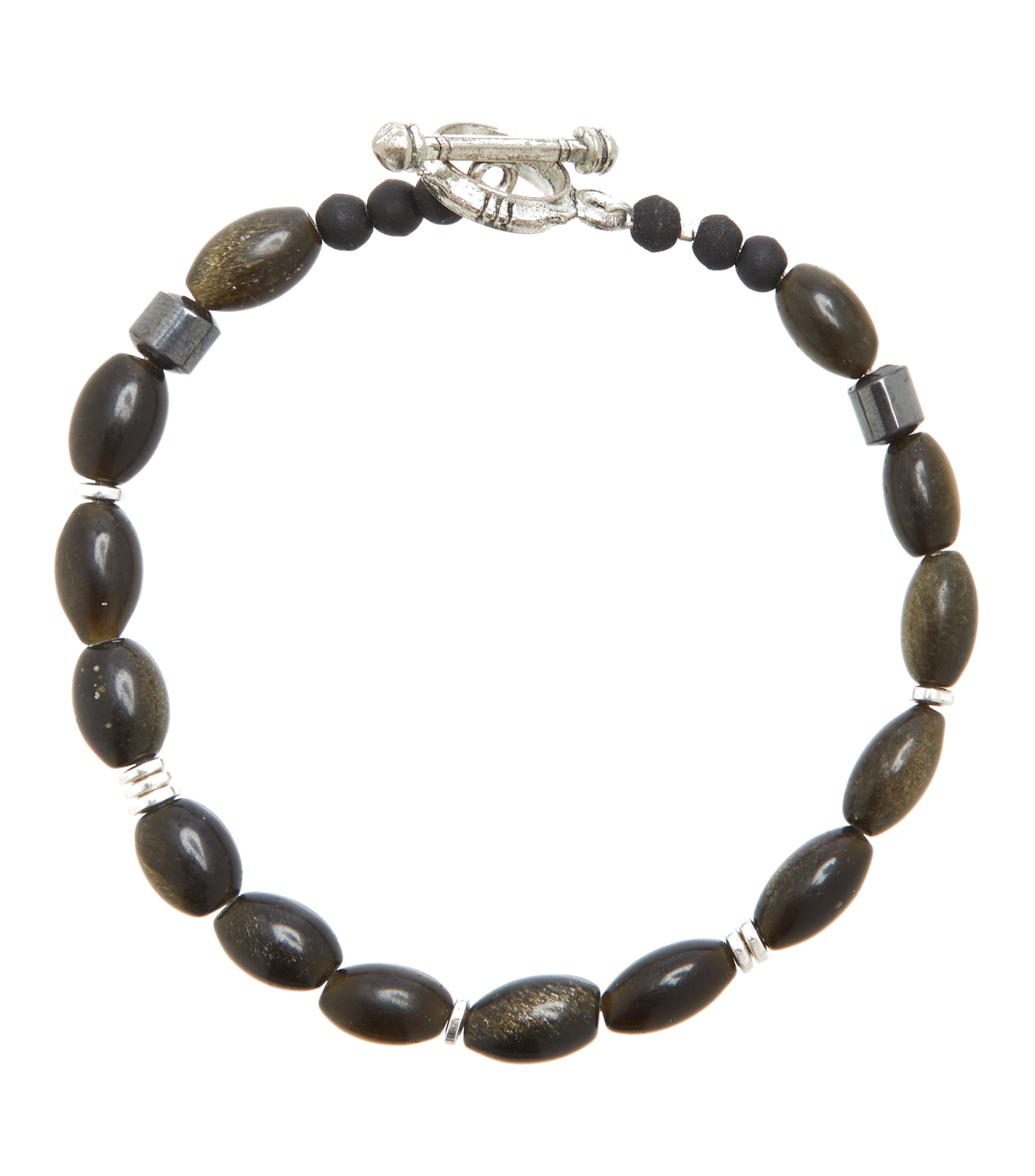 Pulsera Obsidiana Hombre