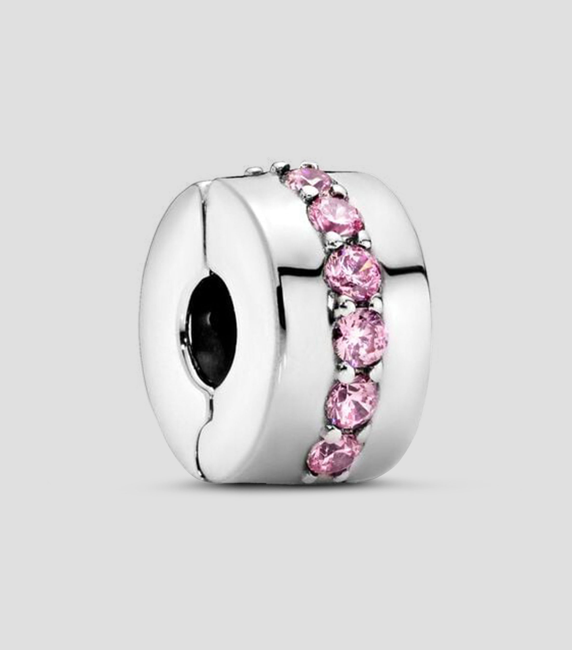 Charm Clip en plata .925 Pandora Moments con zirconia cúbica Mujer