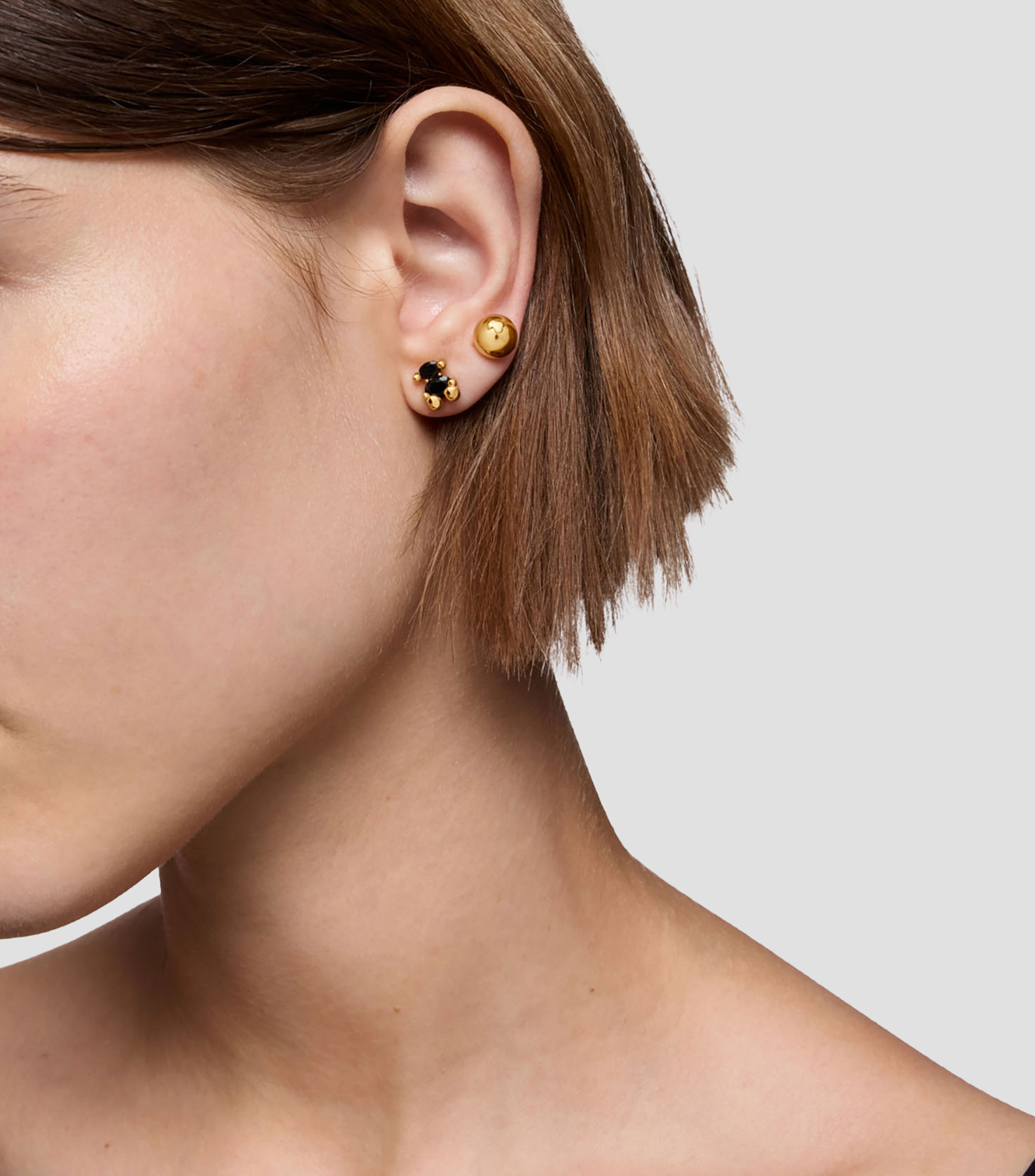 Aretes con Onix Mujer