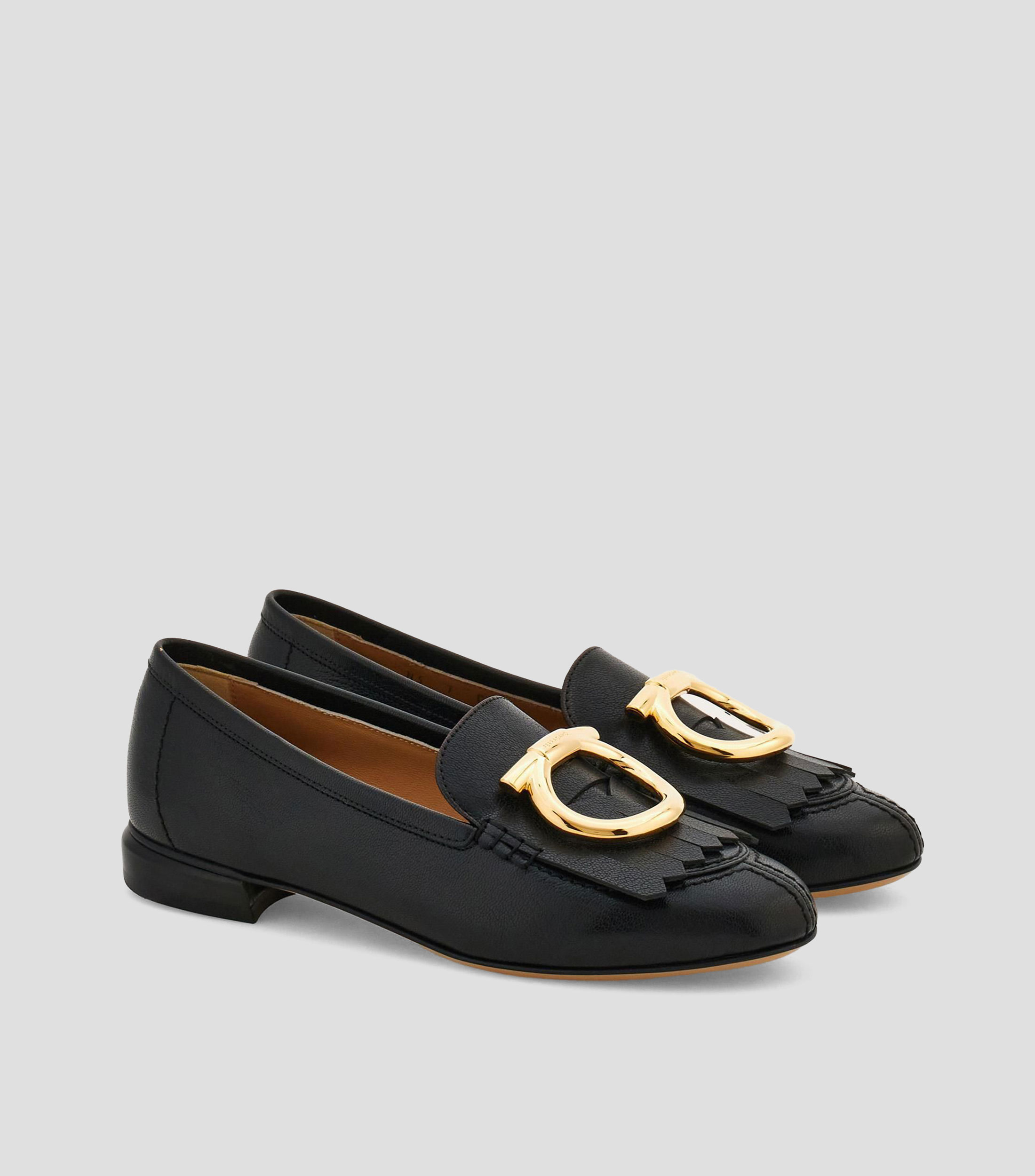 Mocasines con flecos maxi Gancini Mujer