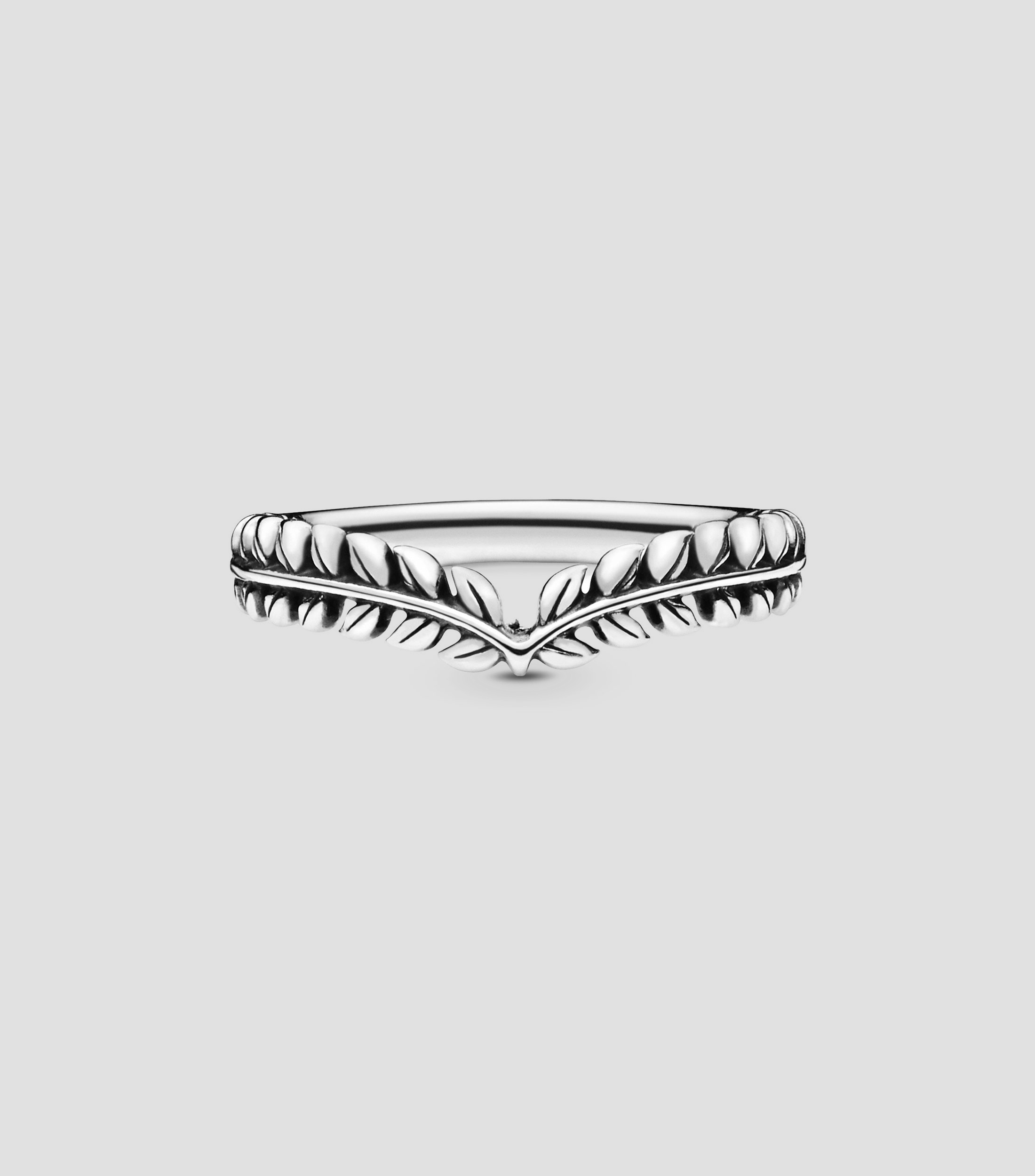 Anillo en Plata .925 Hojas Mujer