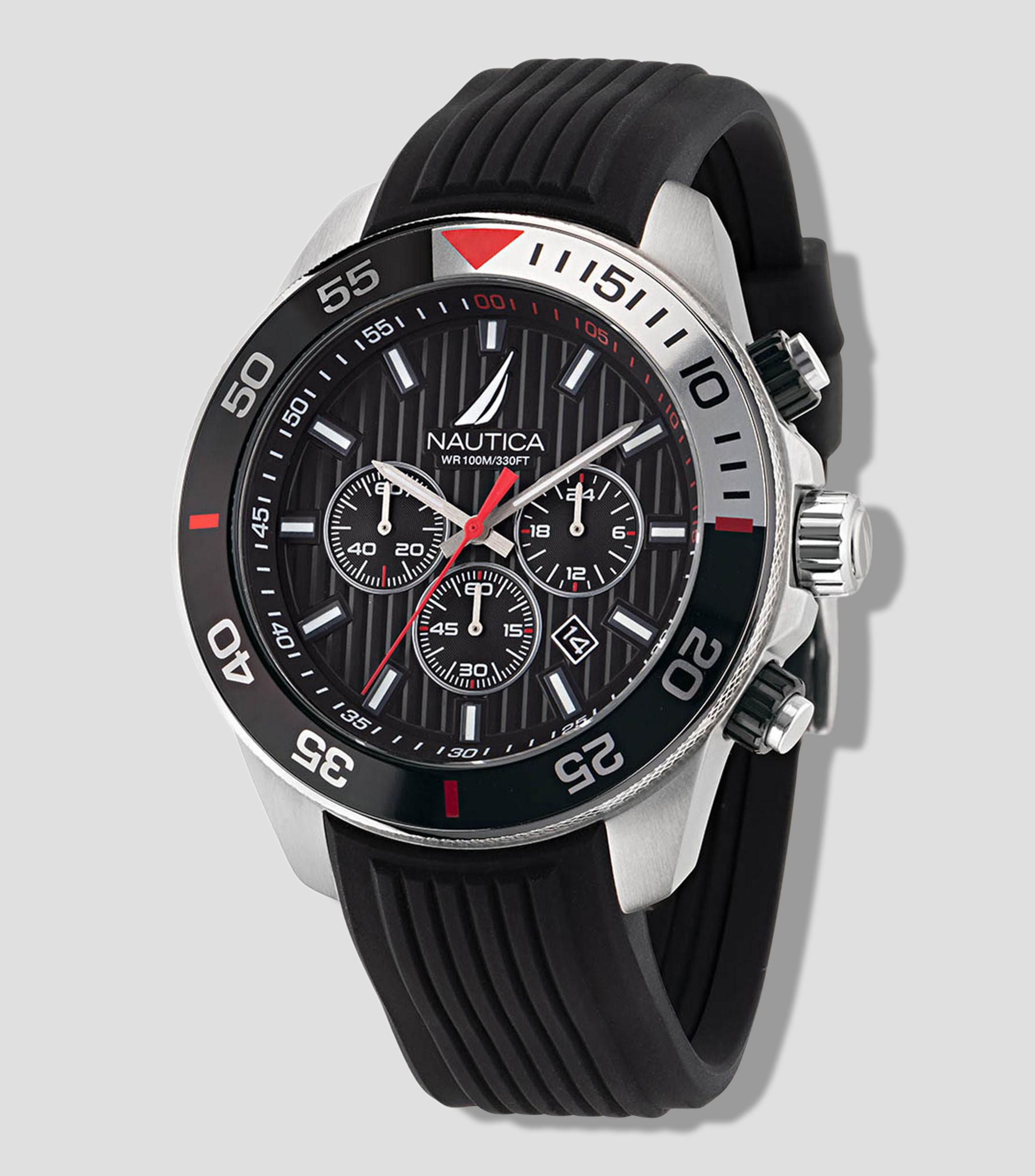 Reloj para Hombre Nautica One casual plateado, negro