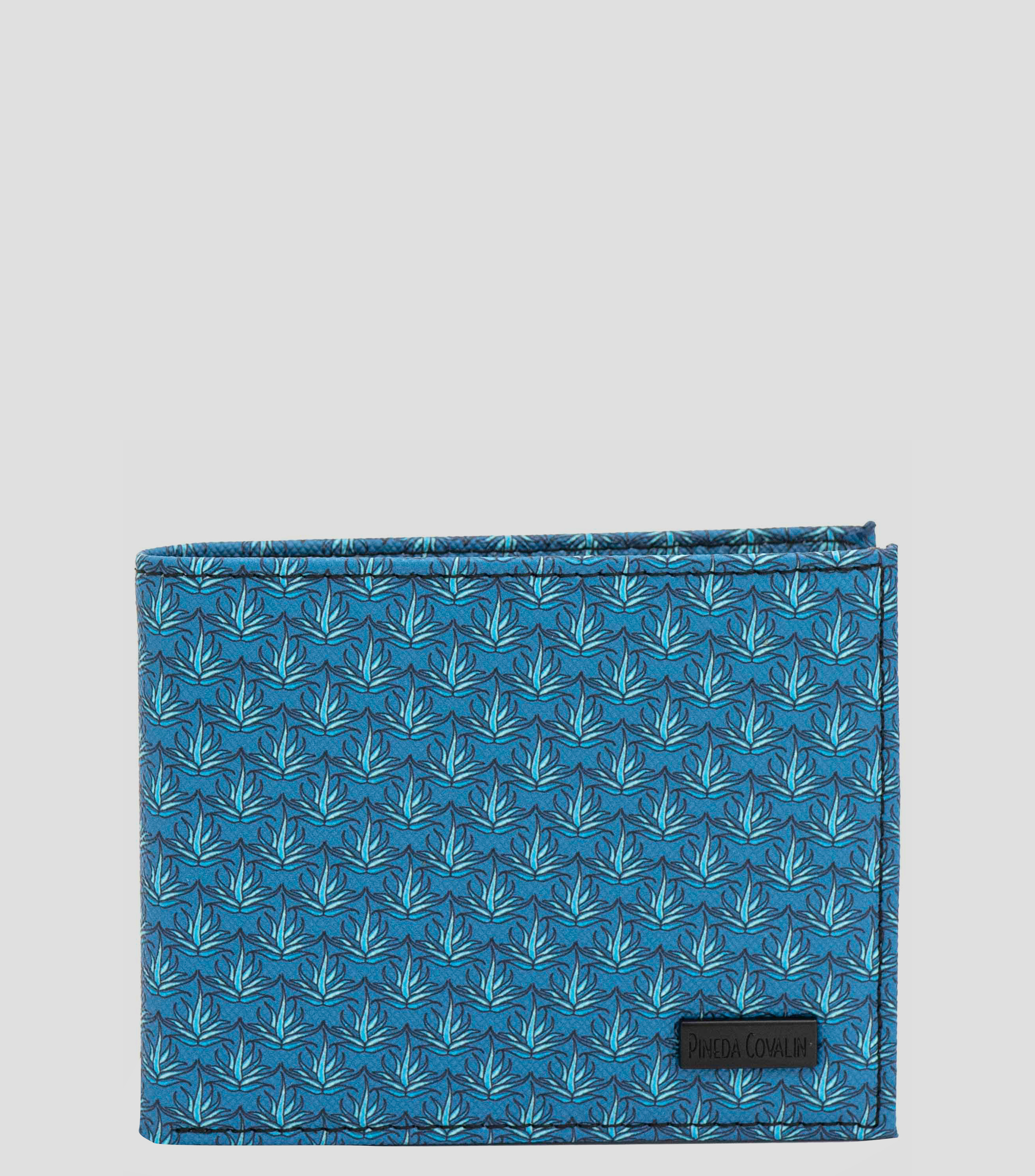 Cartera bifold granulada Hombre