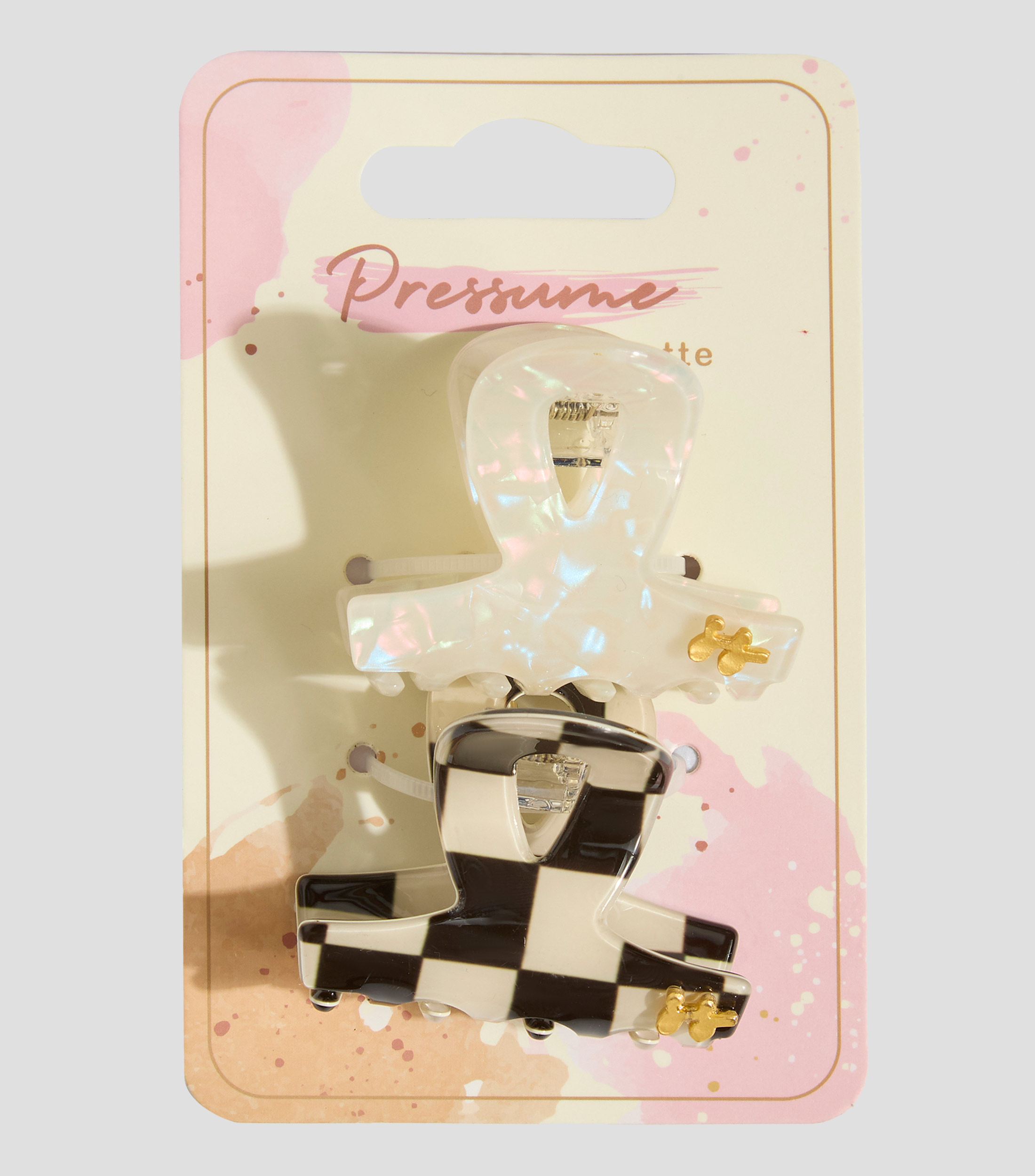 Set 2 Pinzas para cabello Pressume Mujer