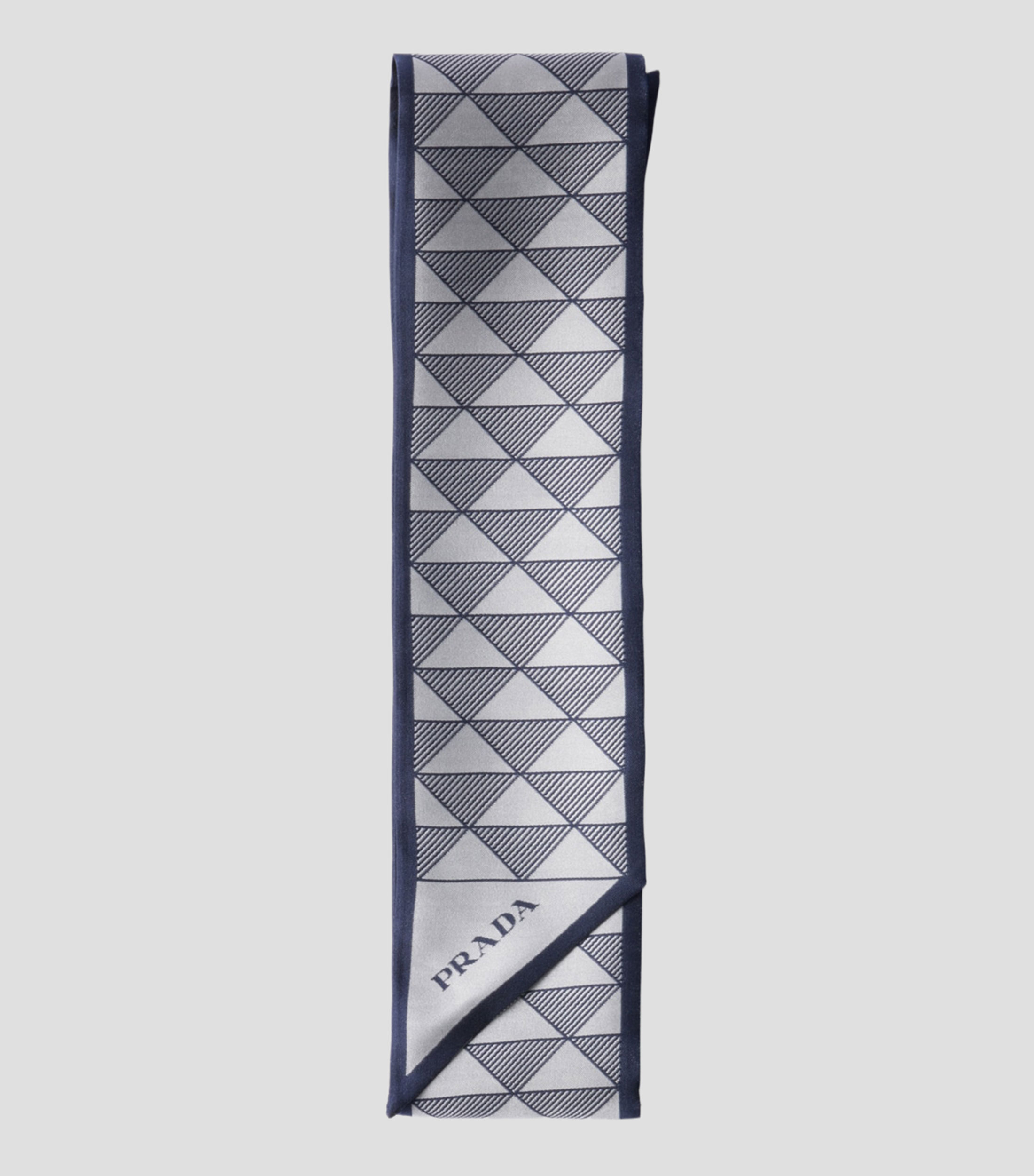 Corbata ancha de seda con estampado