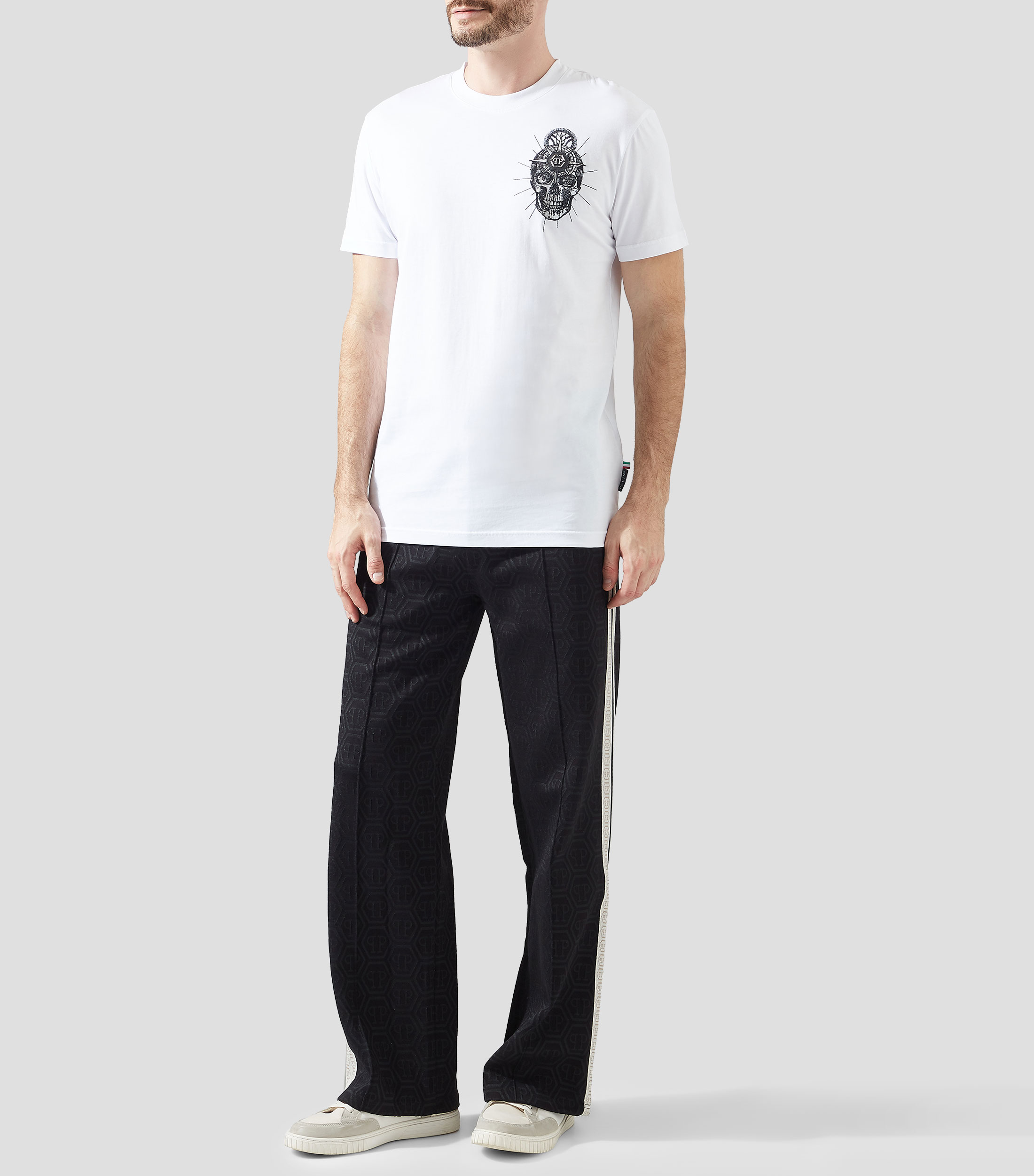 Playera Cuello redondo manga corta liso Hombre
