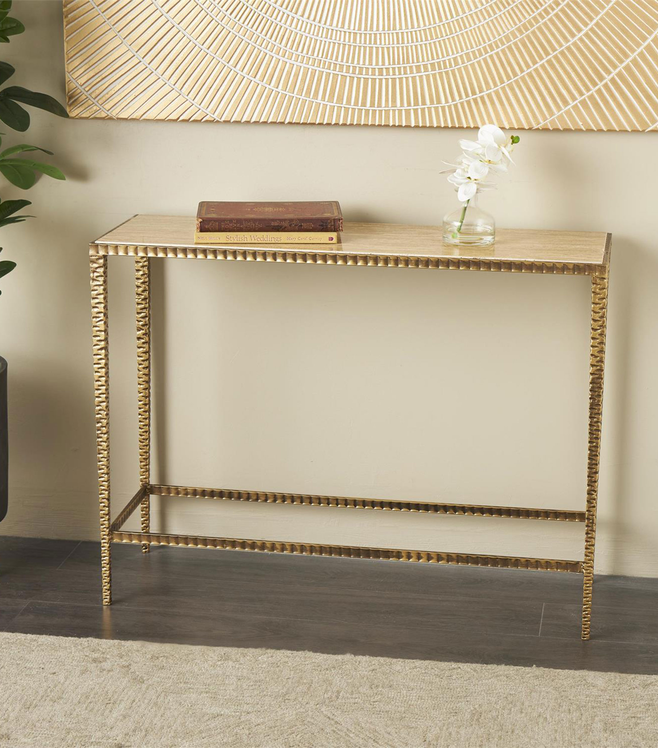 Mesa de consola Credenza en metal