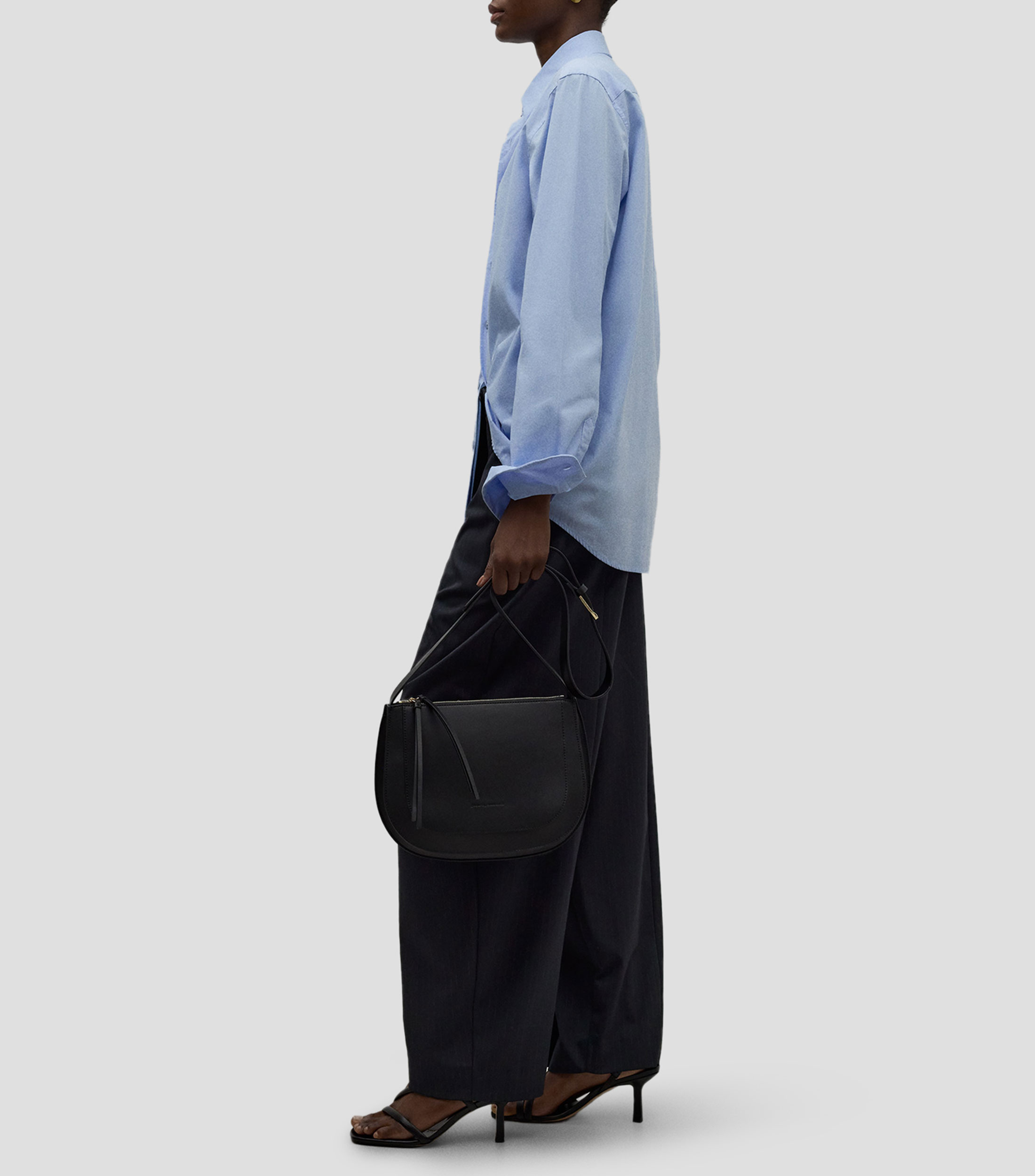 Bolsa shoulder en piel Mujer