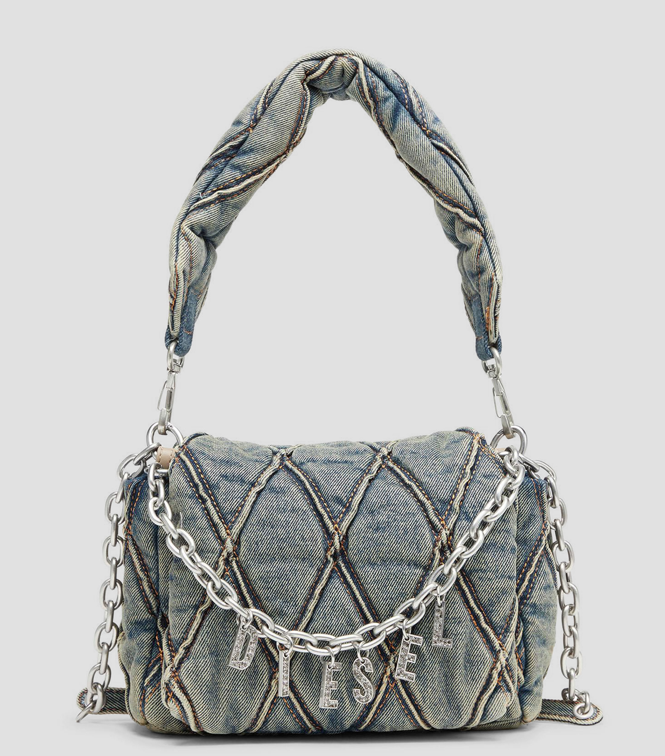 Bolsa Shoulder Charm Deslavada Mujer