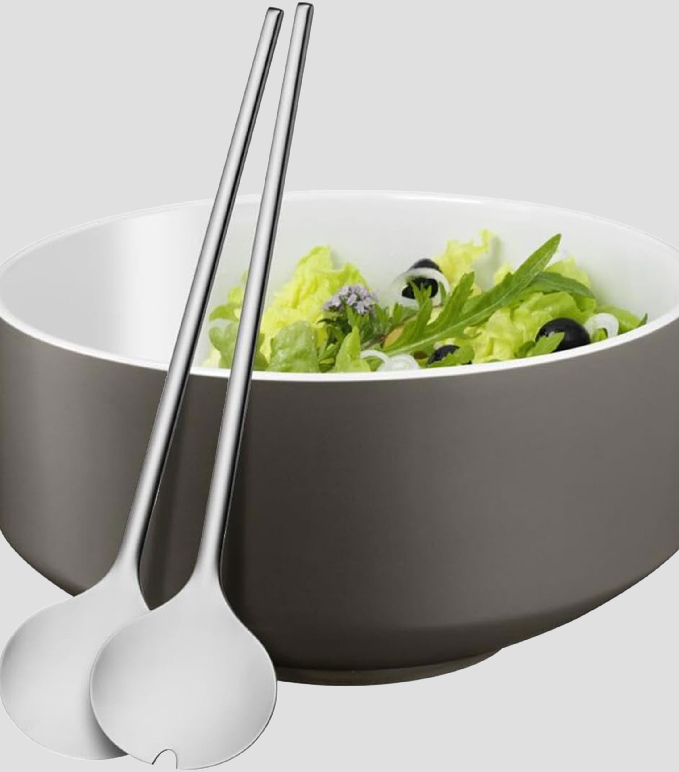 Set de Ensaladera con Cubiertos
