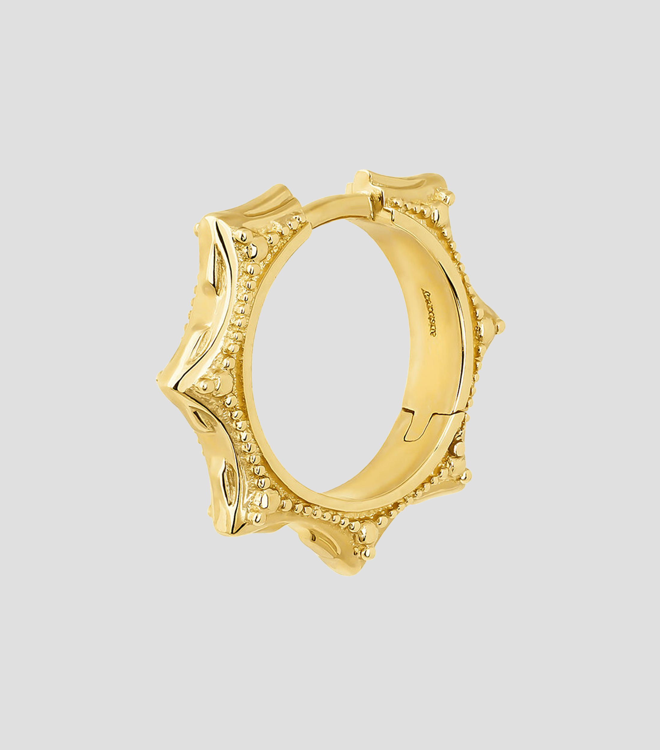 Arete Piercing en oro amarillo 9 Kts Mujer