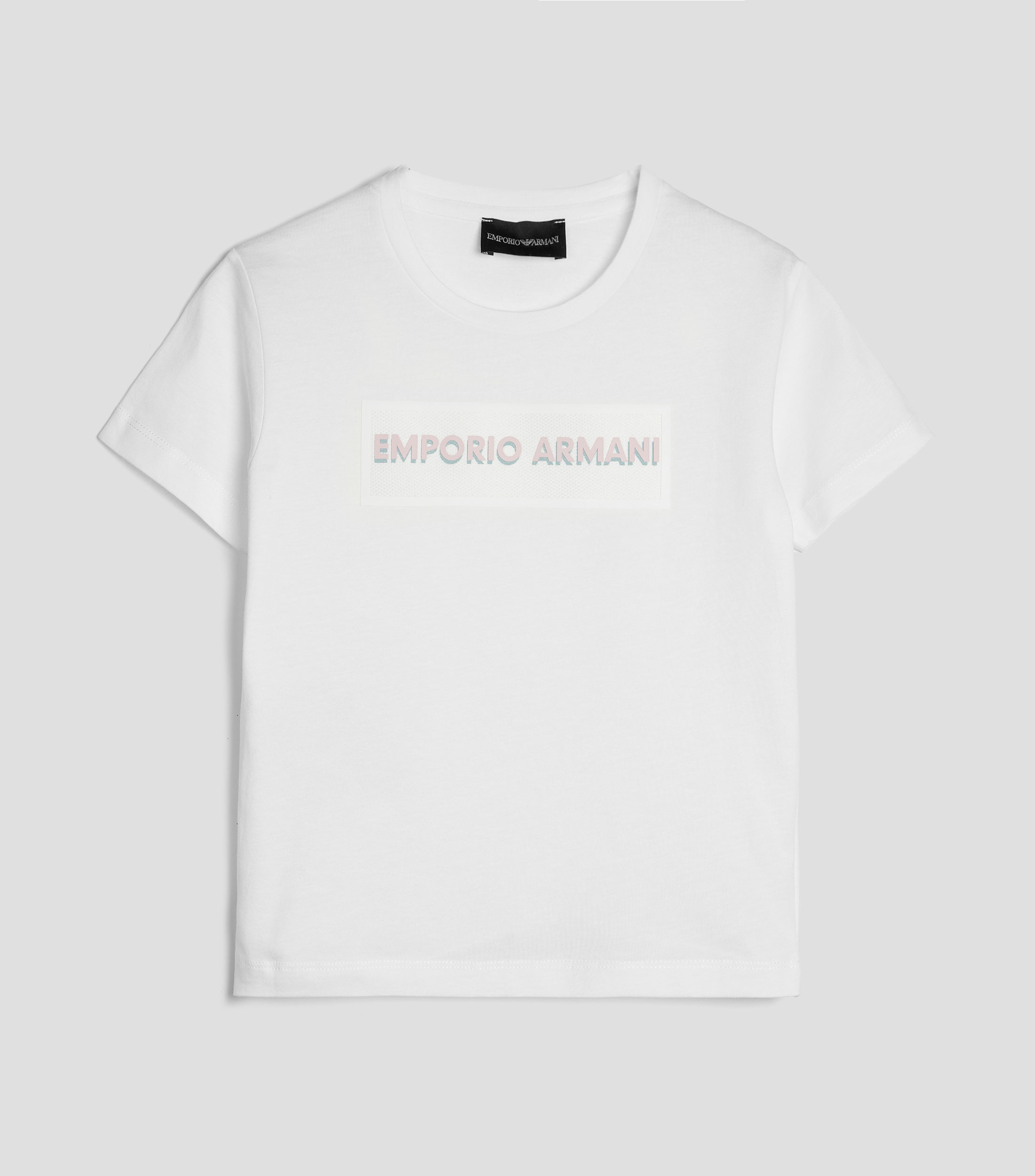 Playera cuello redondo manga corta estampada Niña