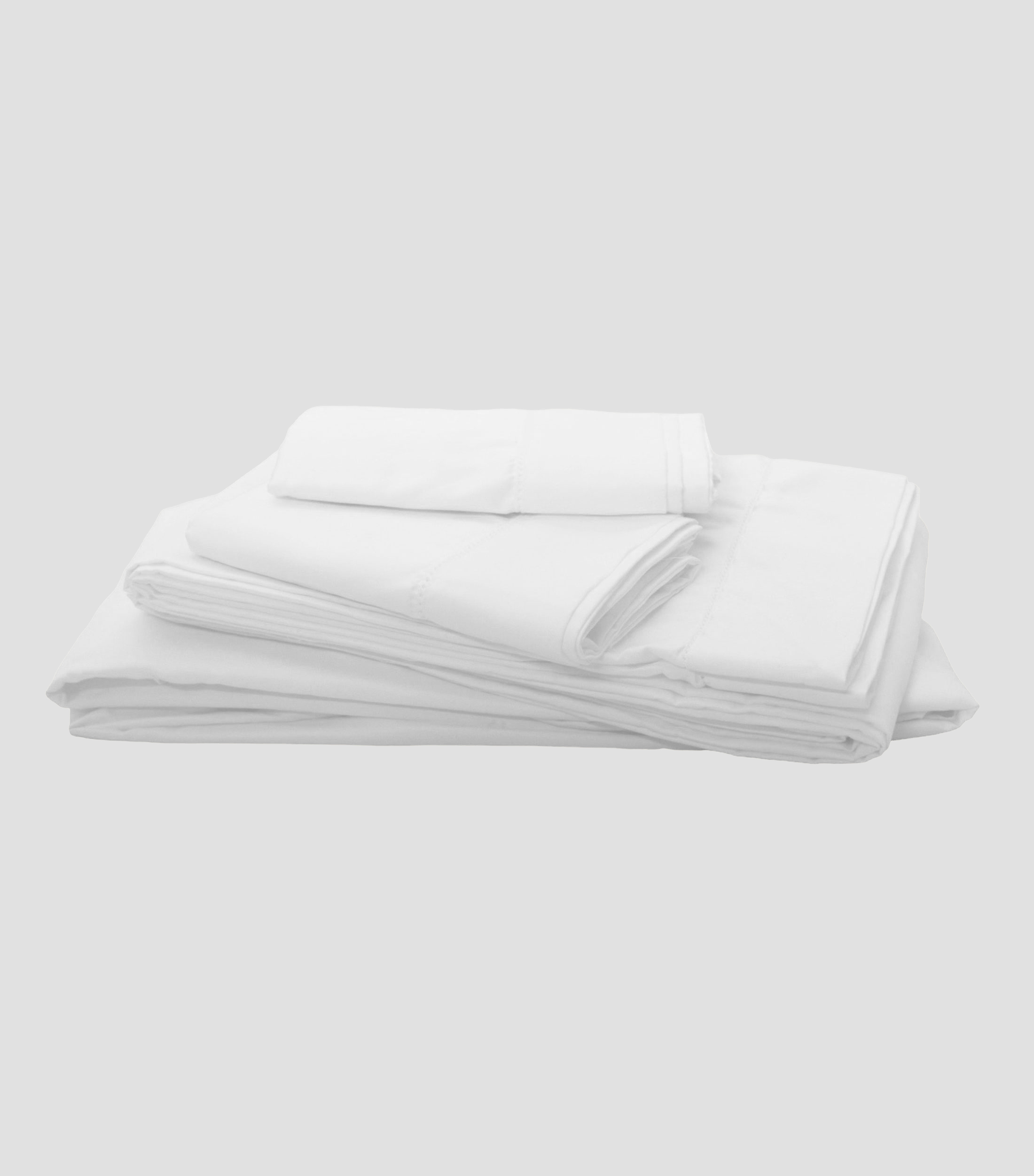 Juego de Sabanas Matrimonial Queen Size en Algodon Suprem Blanco