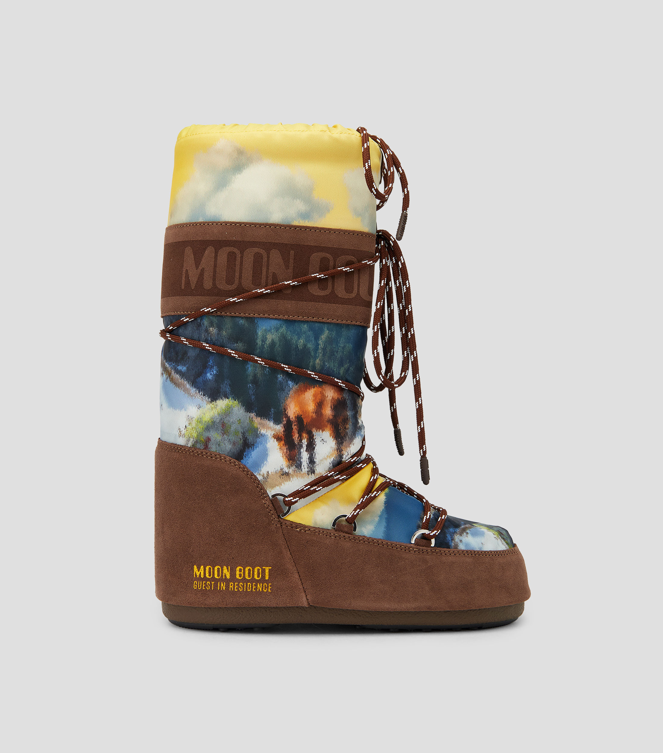 Botas de nieve largas Moon Boot X Guest in Residence Icon High Mujer