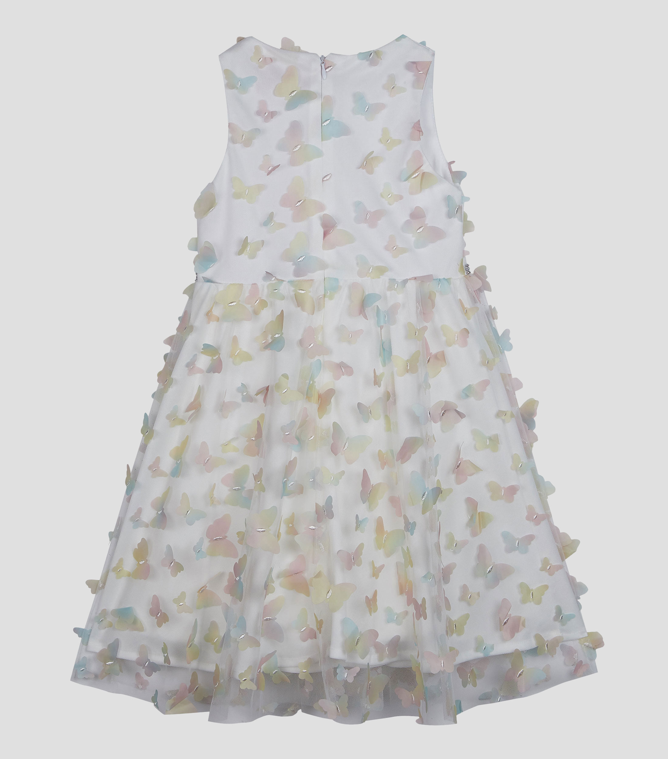 Vestido Estampado en Mariposas Niña