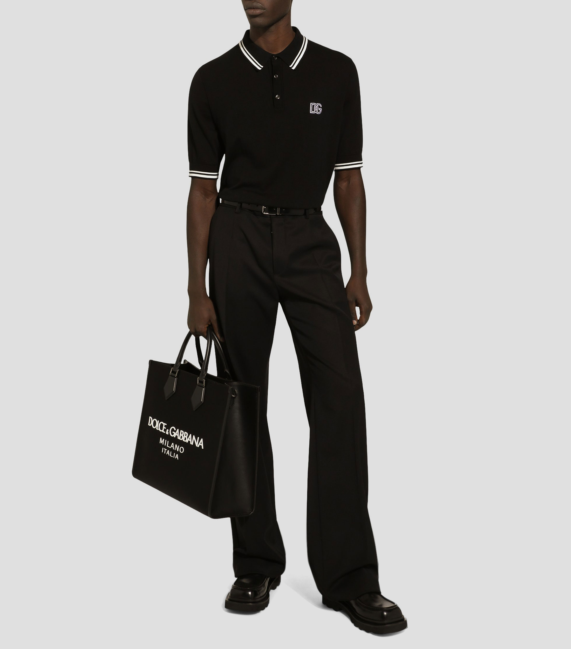 Bolso tote negro Hombre