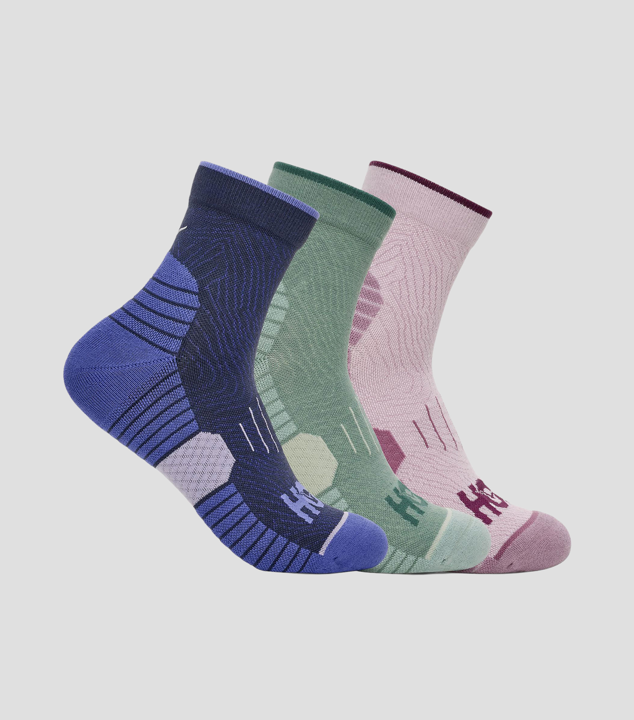 Set 3 calcetines para correr Hombre