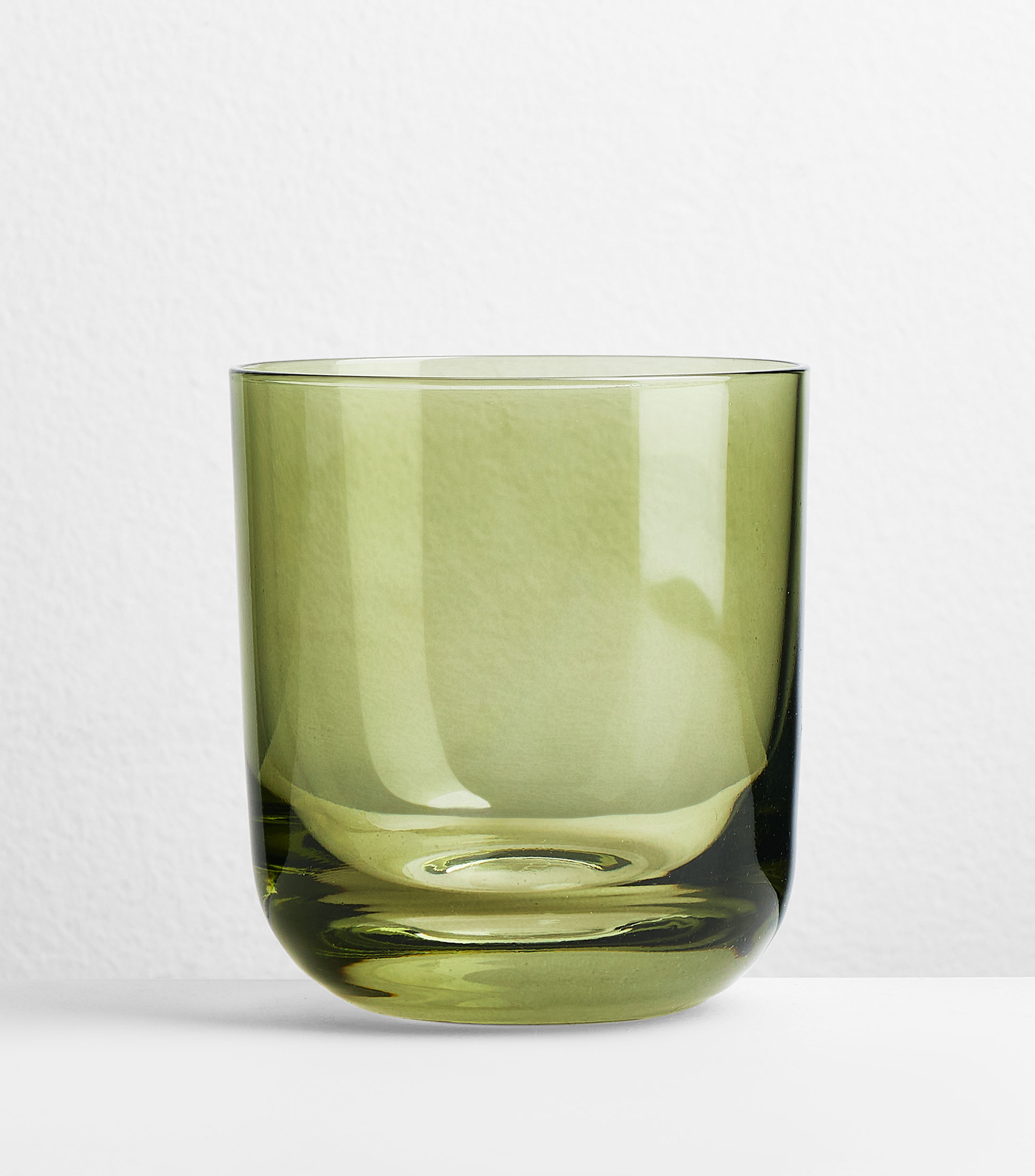 Vaso old fashion Bali verde olivo