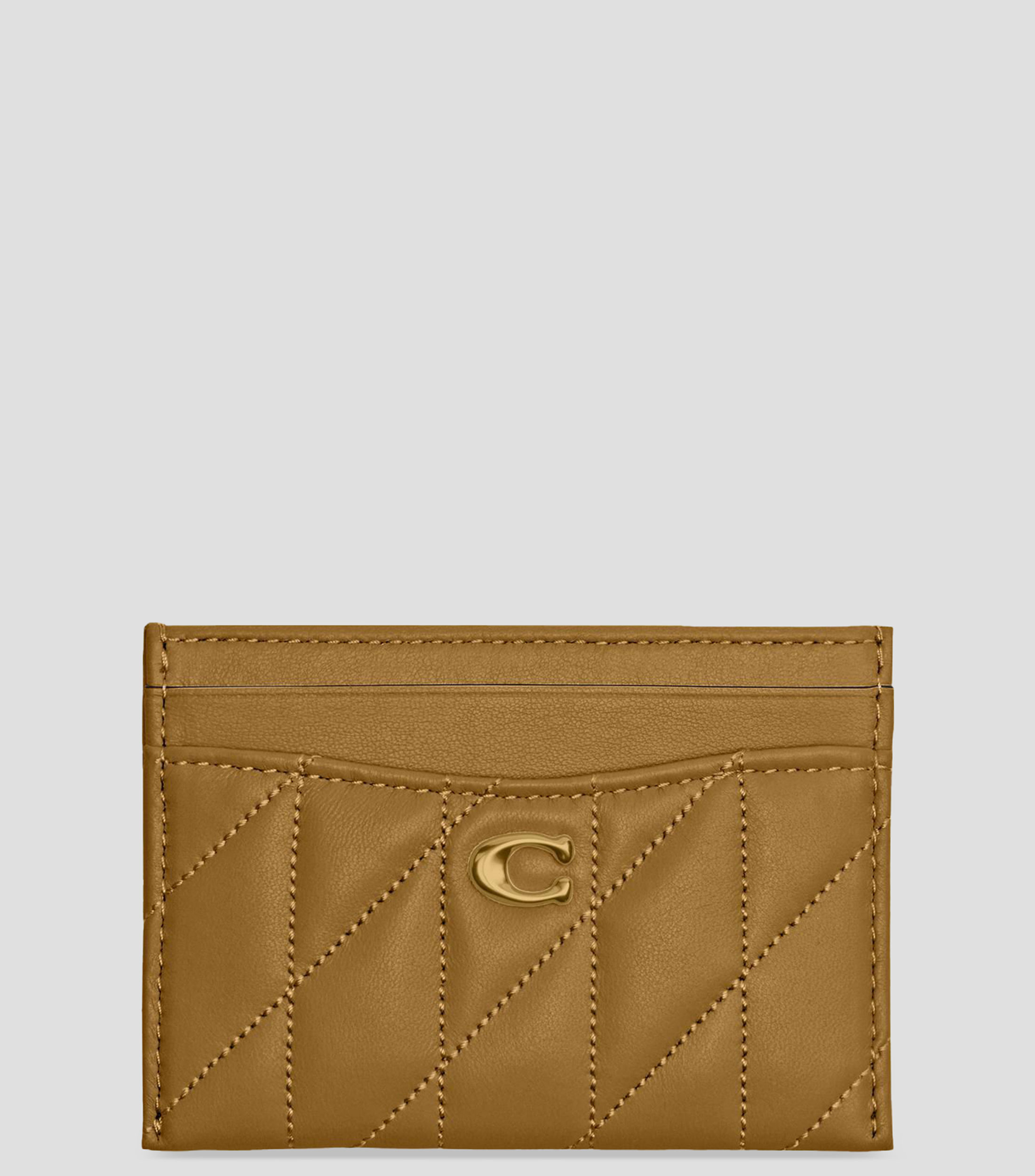Tarjetero en cuero Essential liso Mujer