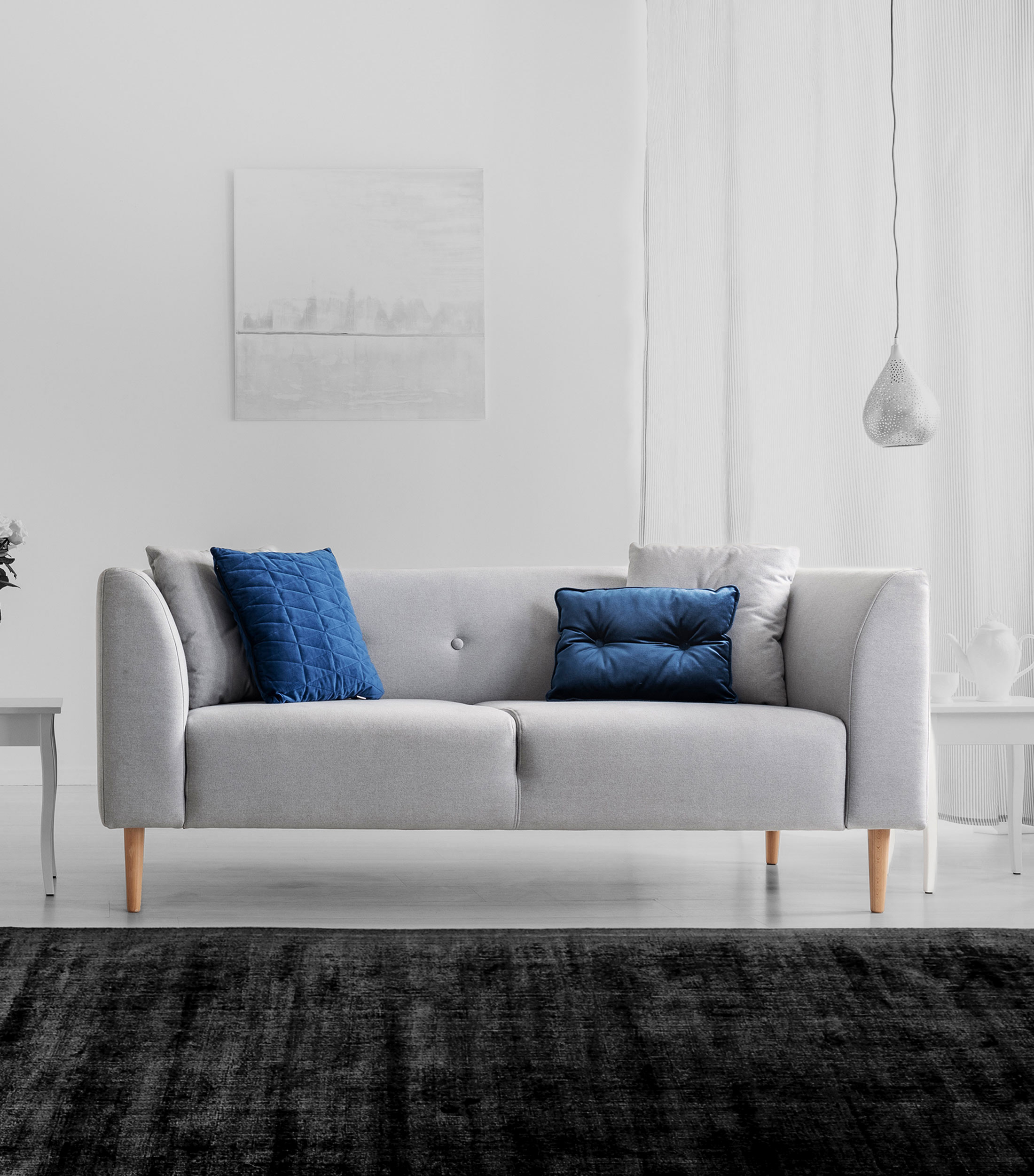 Tapete Charlotte Azul 230X160cm