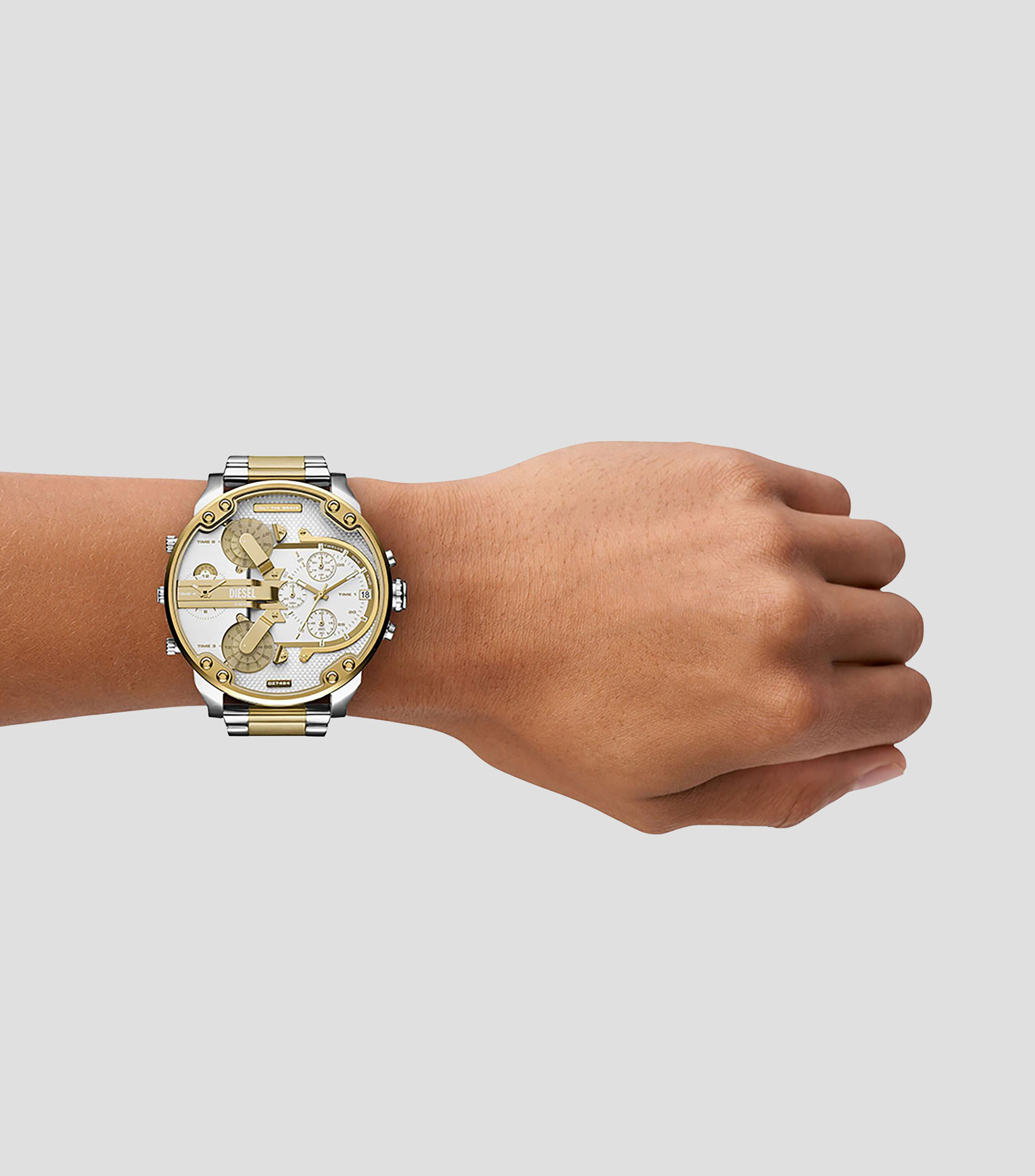 Reloj para hombre Mr. Daddy casual plateado