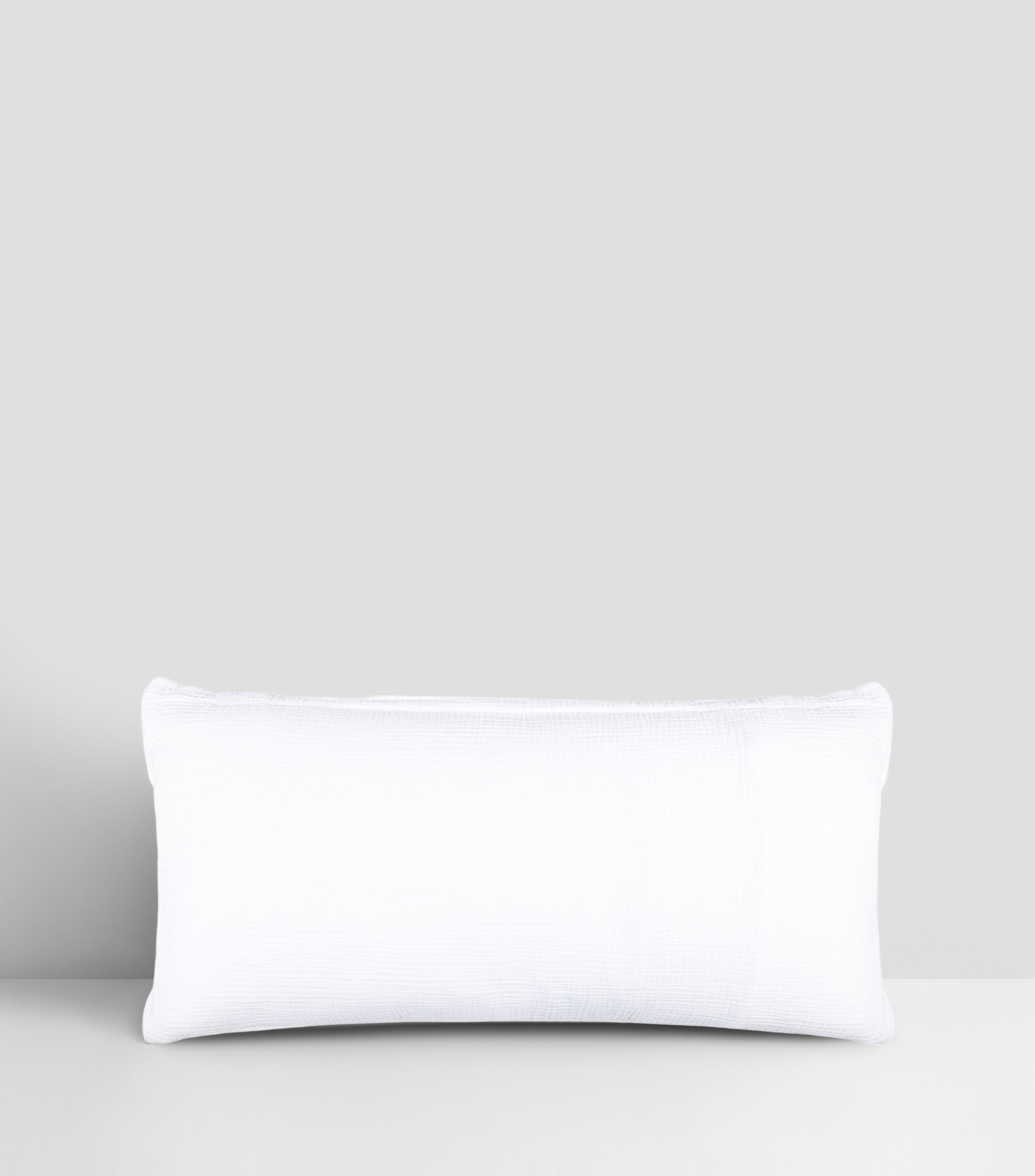 Funda para Almohada Decorativa King Size Espuma blanca