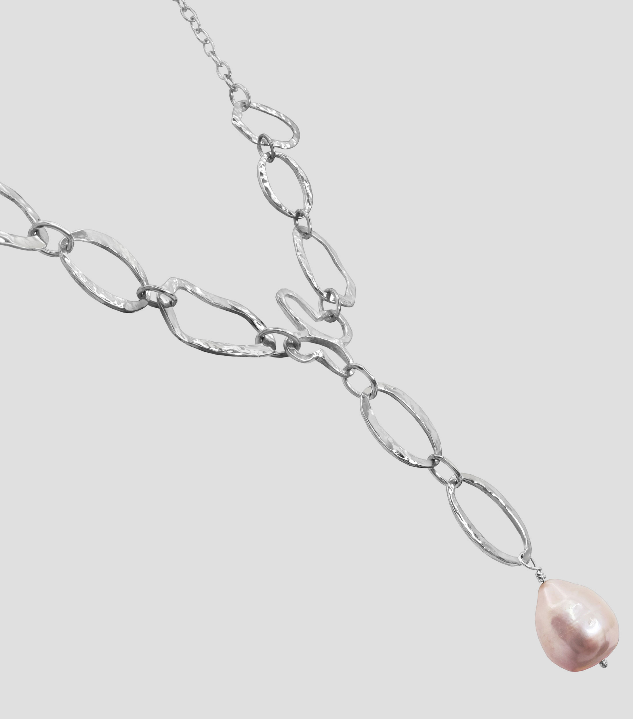 Collar en Plata .925 Liberty con Perla Mujer