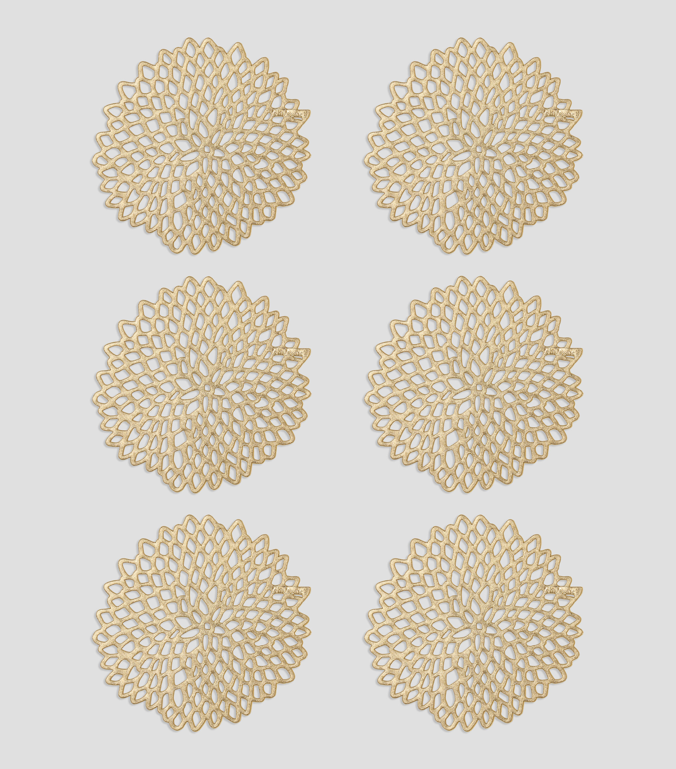 Set de Portavaso Dorado