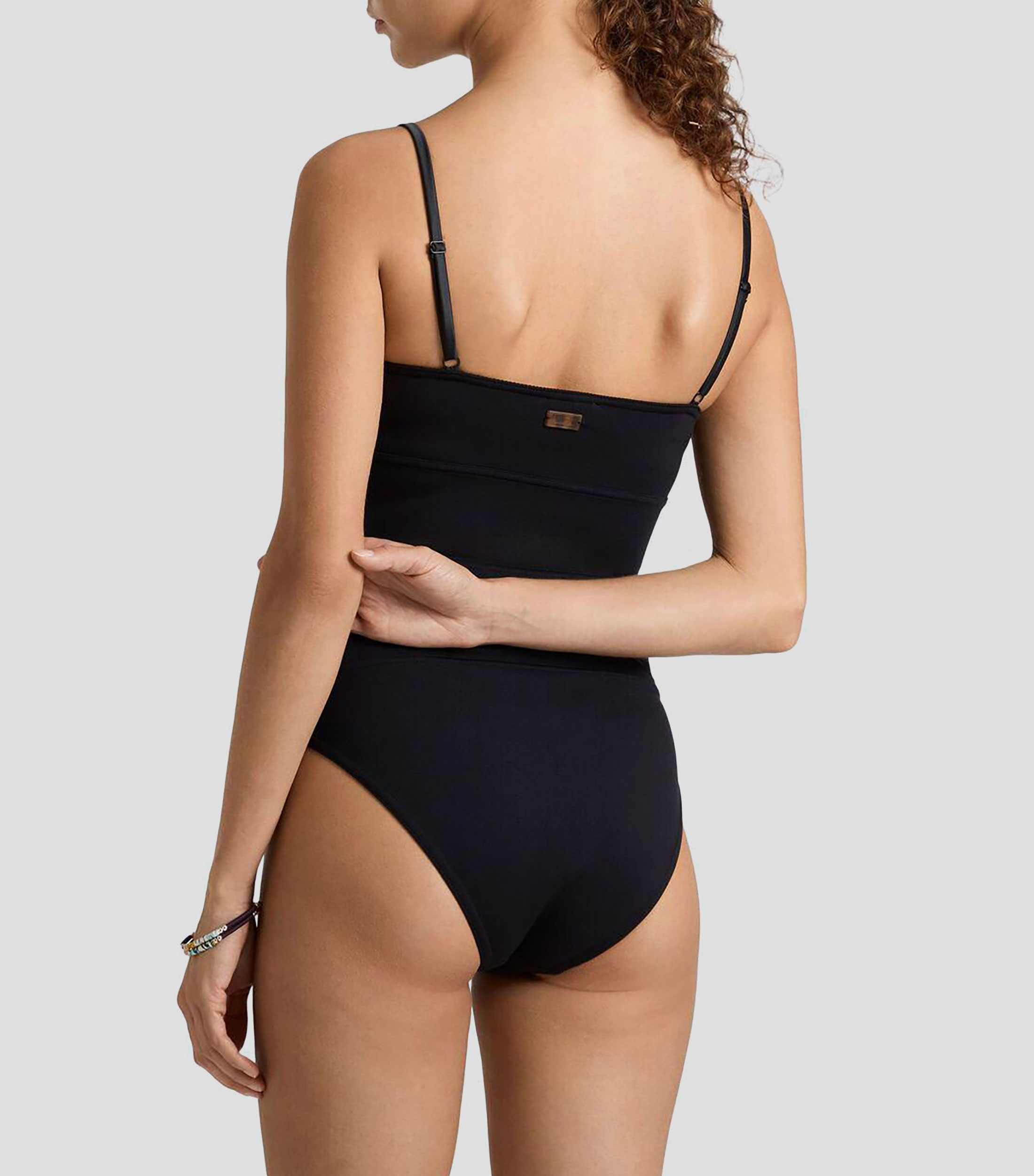 Traje de baño liso Mujer