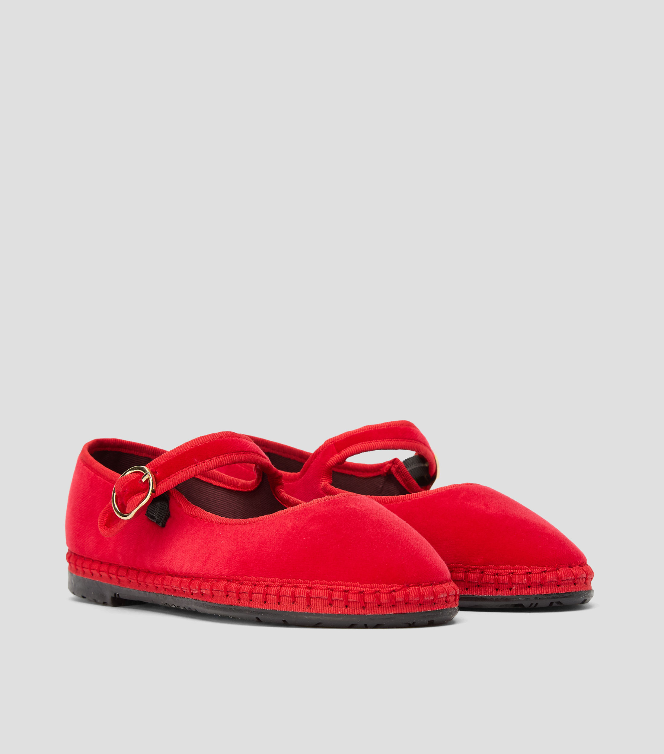 Flats terciopelo Mujer