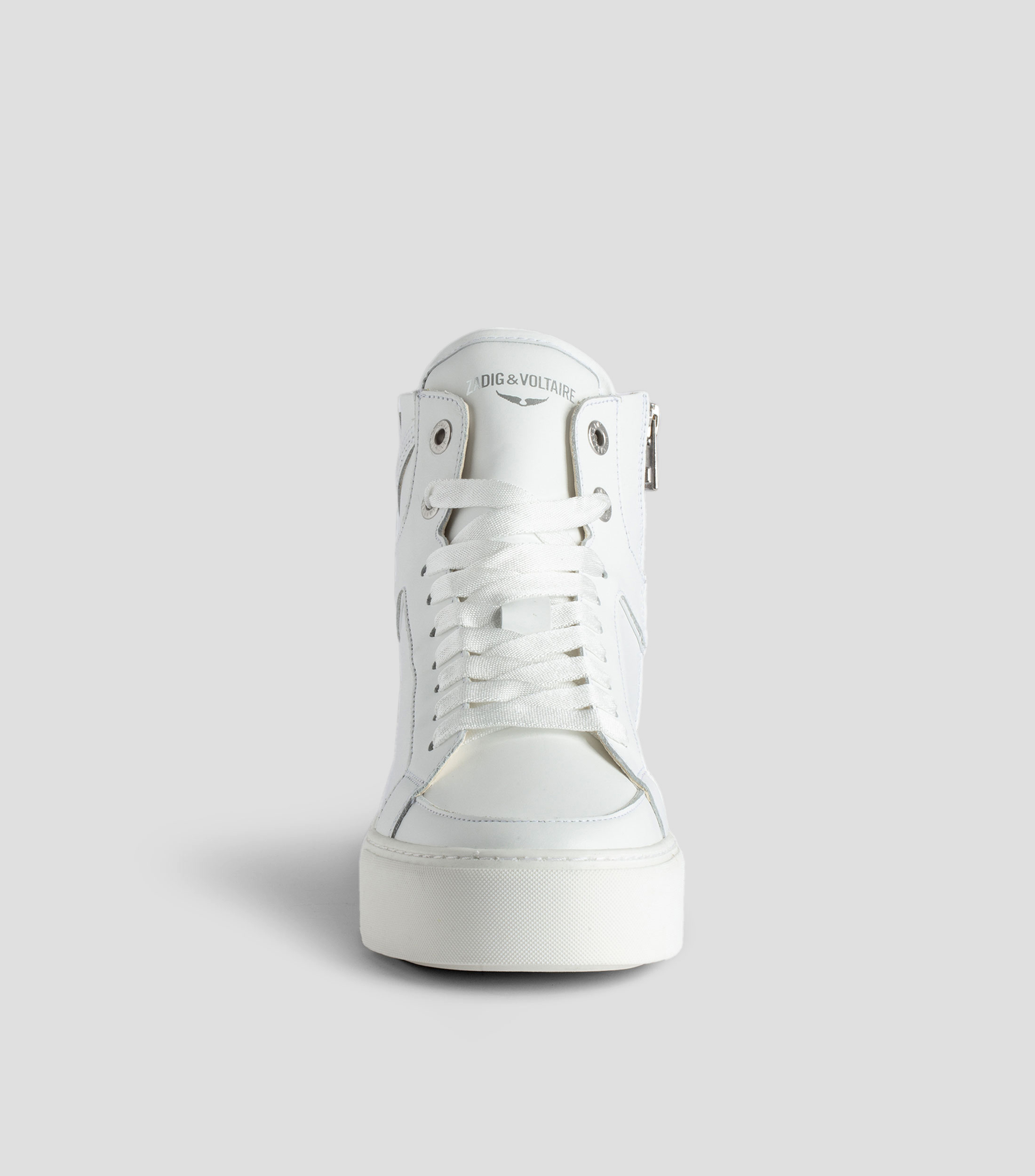 Tenis casuales tipo botin con plataforma High Flash Chunky en piel Mujer