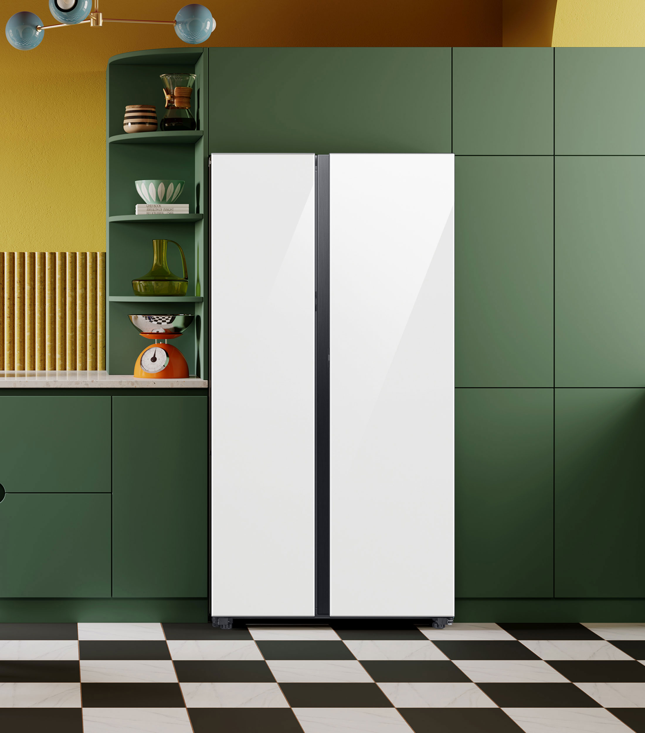 Refrigerador Door in Door 28 p3 Bespoke Side by Side RS28CB760A12EM Blanco
