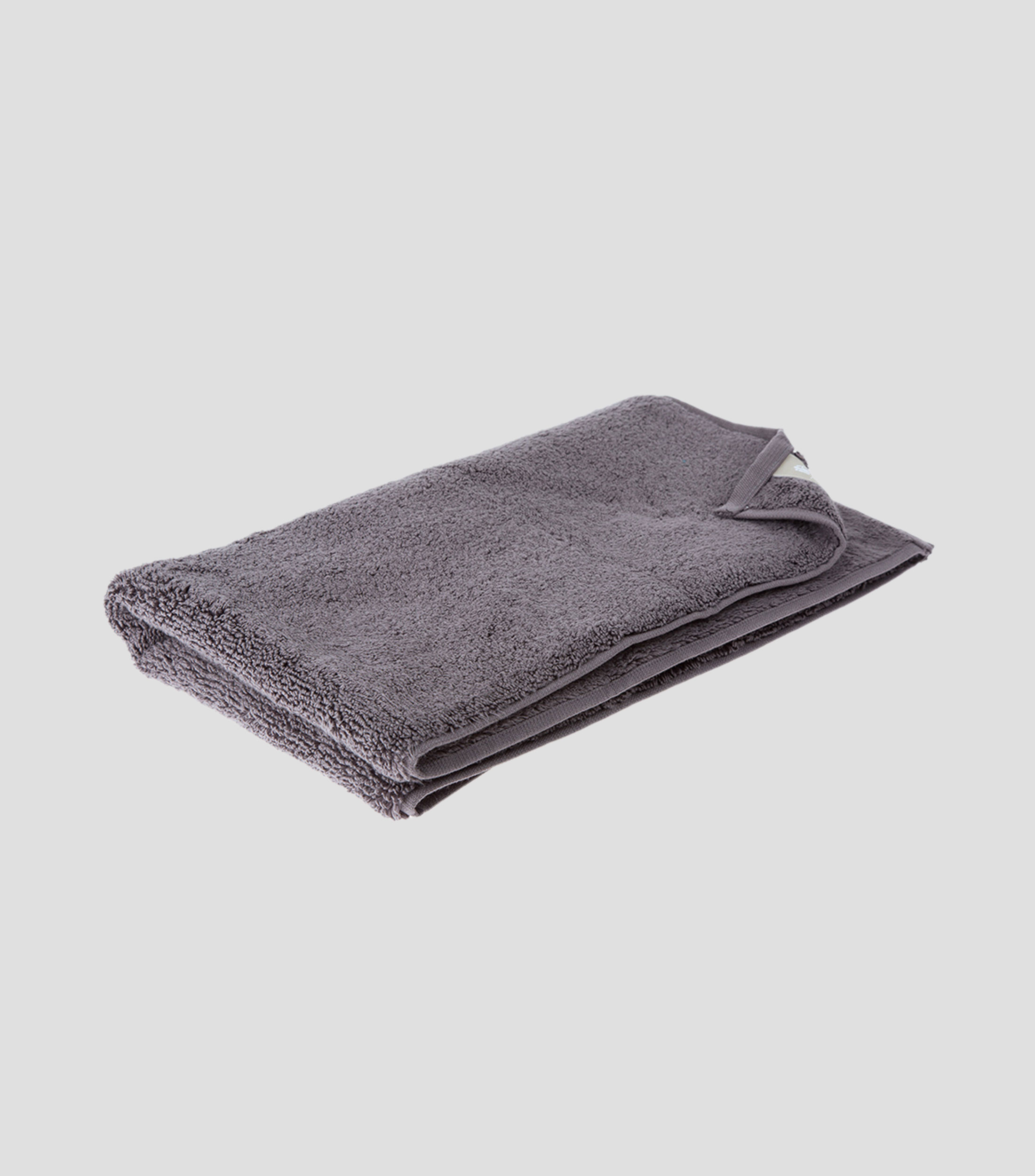 Tapete de Baño tipo Toalla gris rectangular 89x50cm