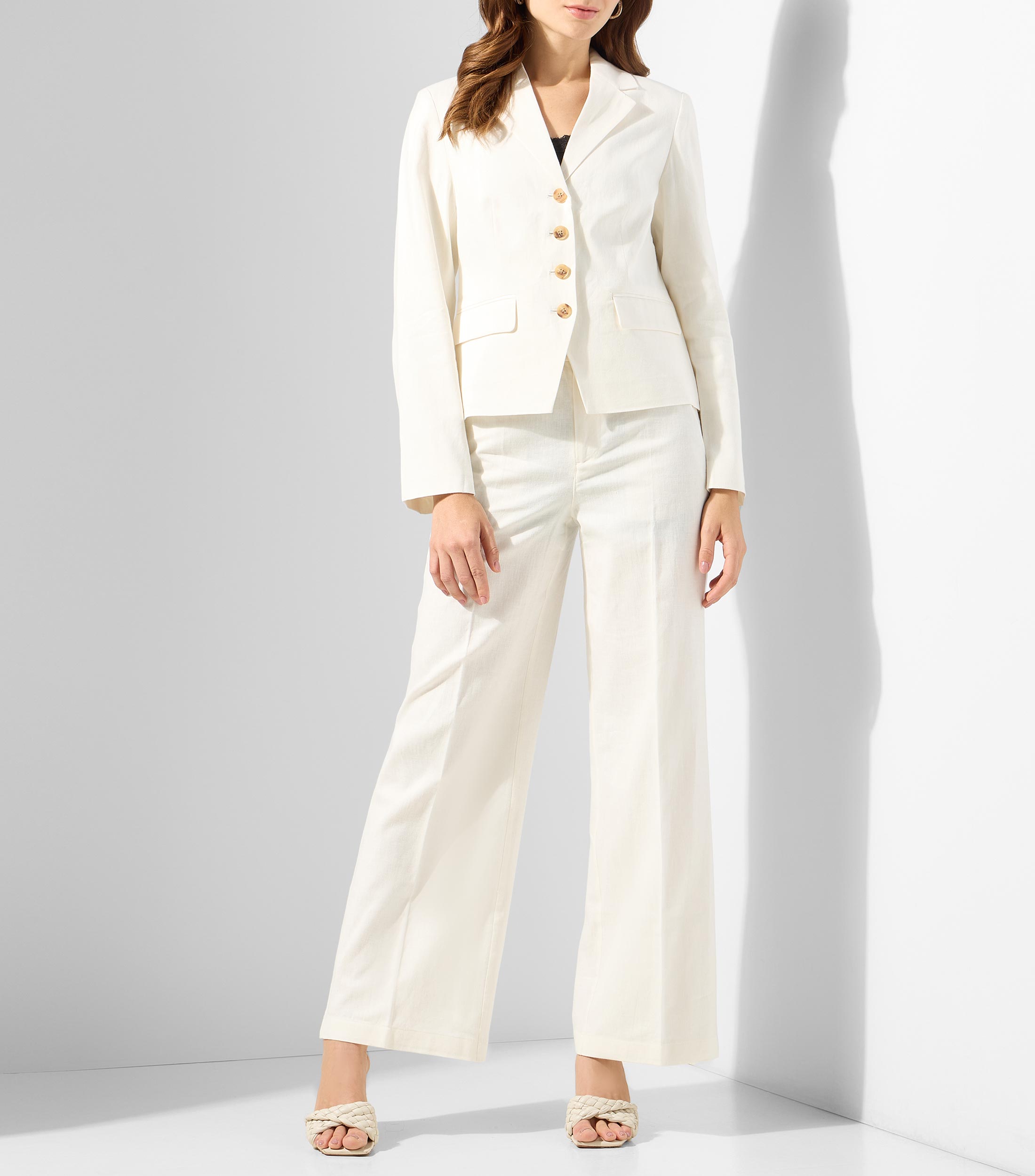 Saco casual liso Mujer