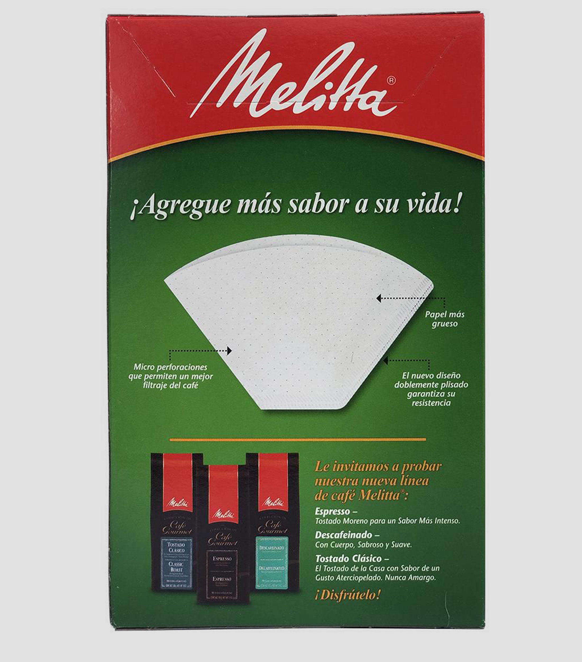 Filtro para café Melitta con 40 piezas