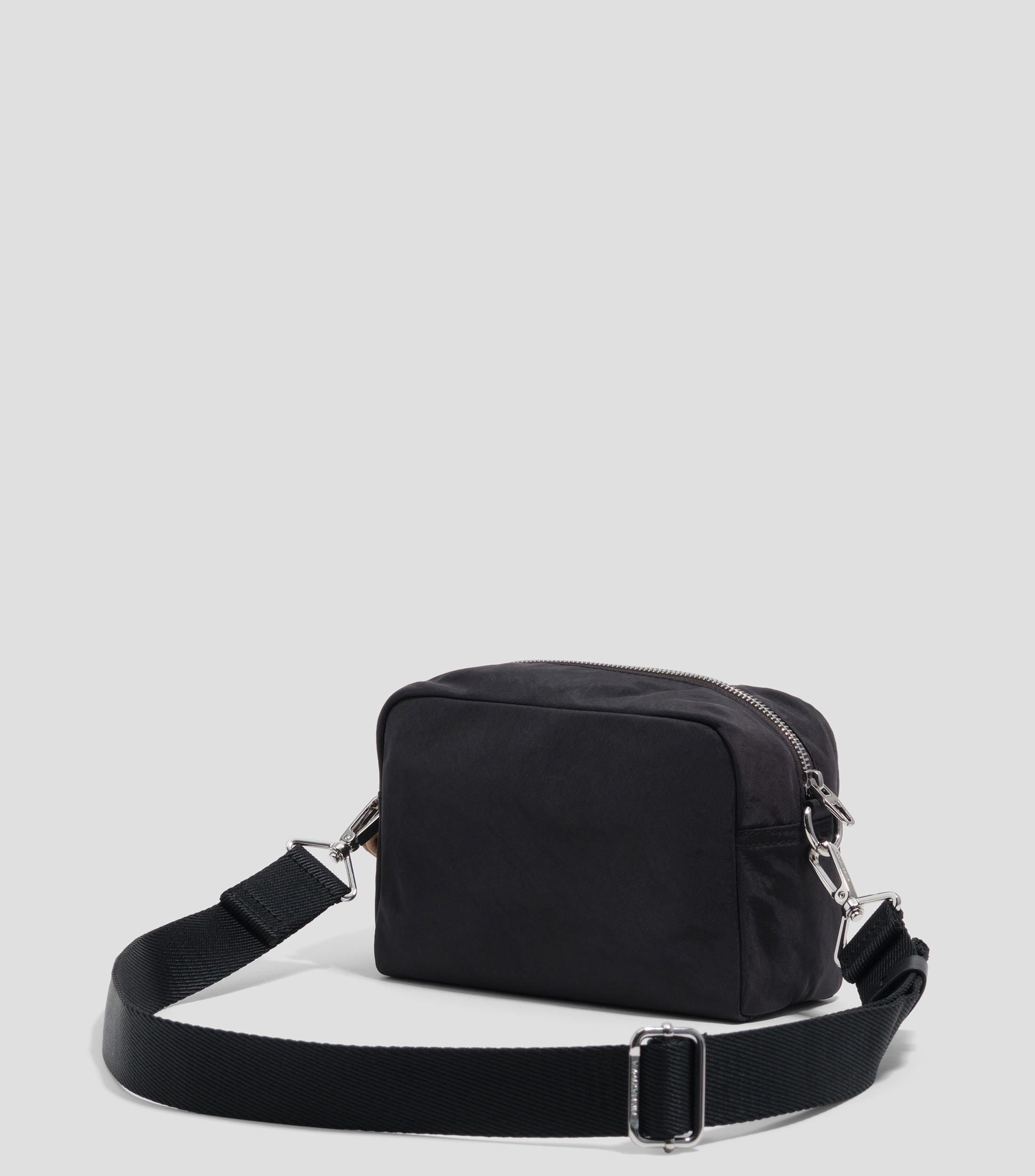 Bolsa crossbody nylon grafito Mujer