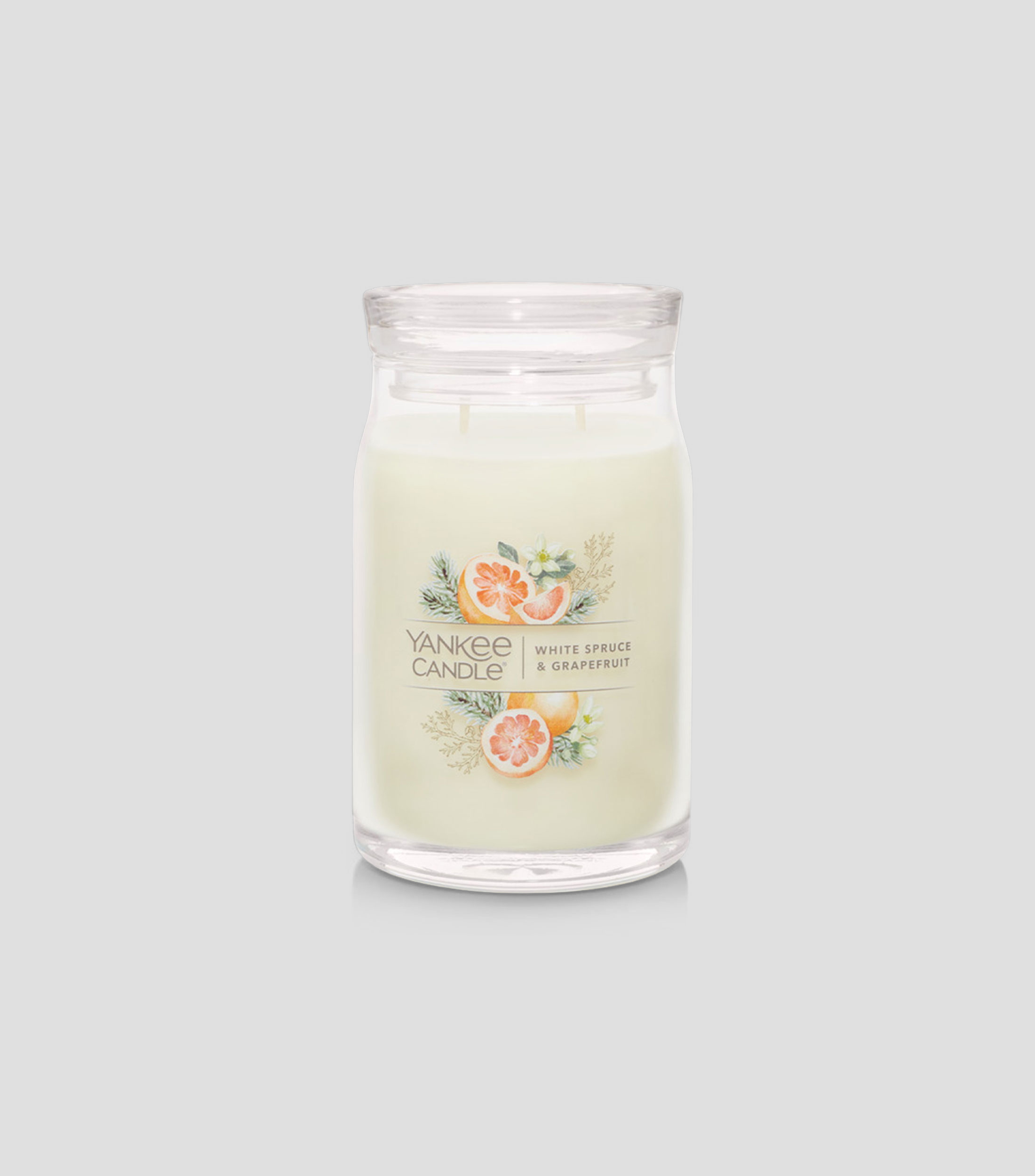 Vela Jar Yankee L SpruceampGrapefruit