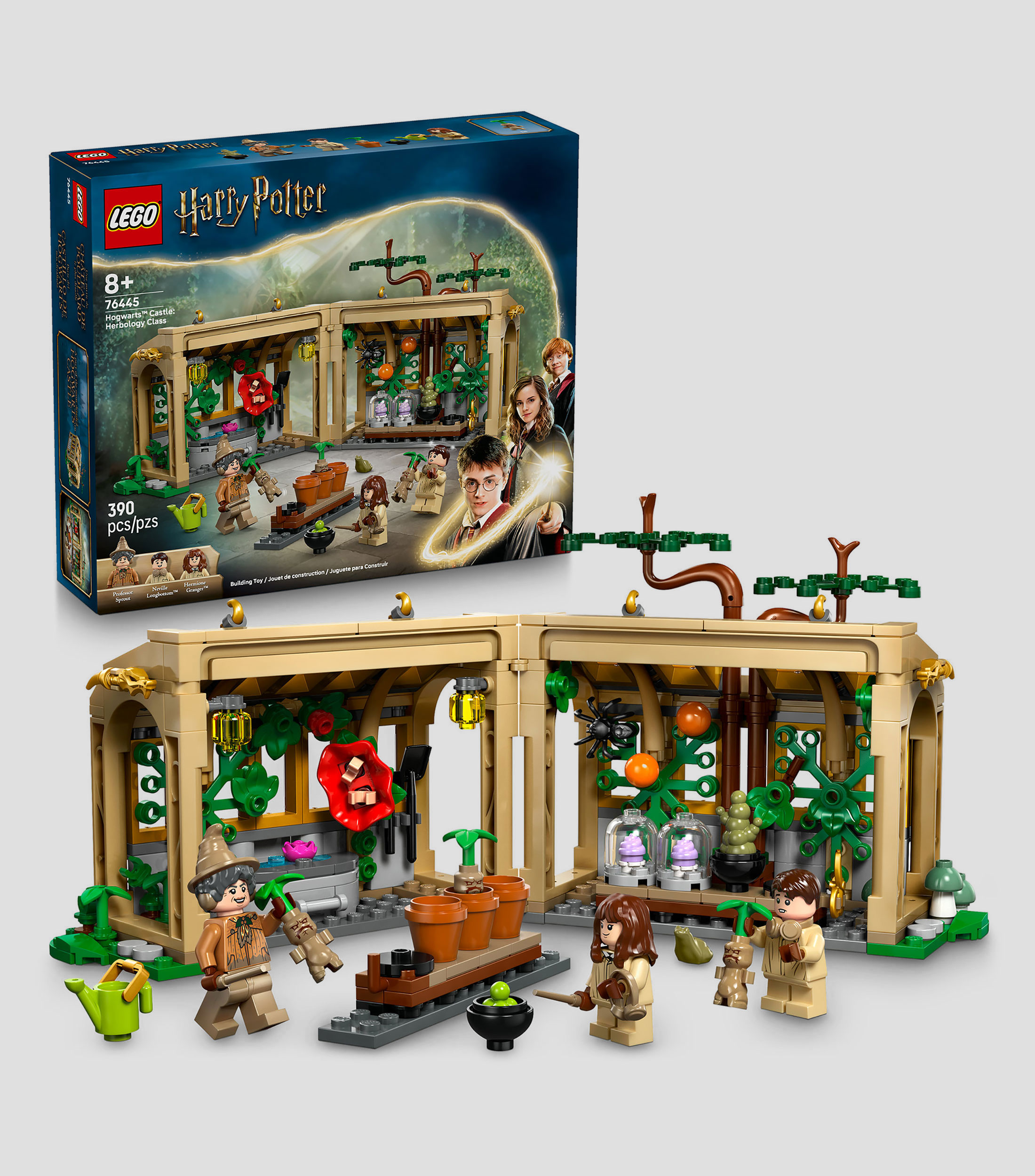 Lego Harry Potter Castillo de Hogwarts Clase de Herbología 76445